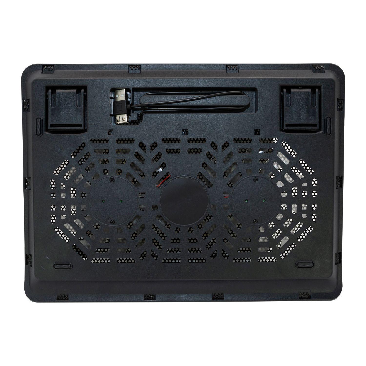 VENTILADOR  NOTEBOOK METALICO 2 VENTILADORES Open box-3