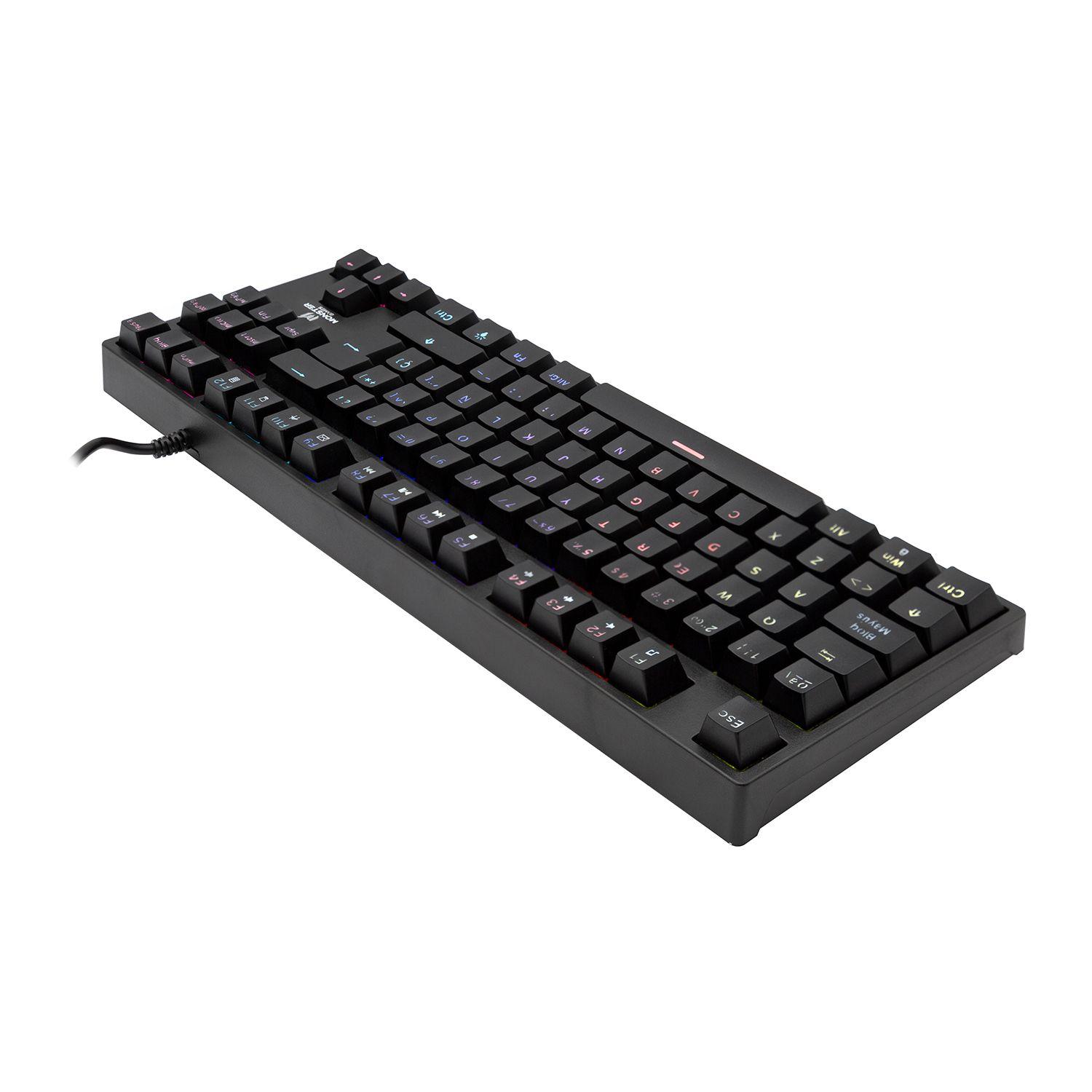 TECLADO MECANICO GAMER MONSTER PUNISHER Open box-0