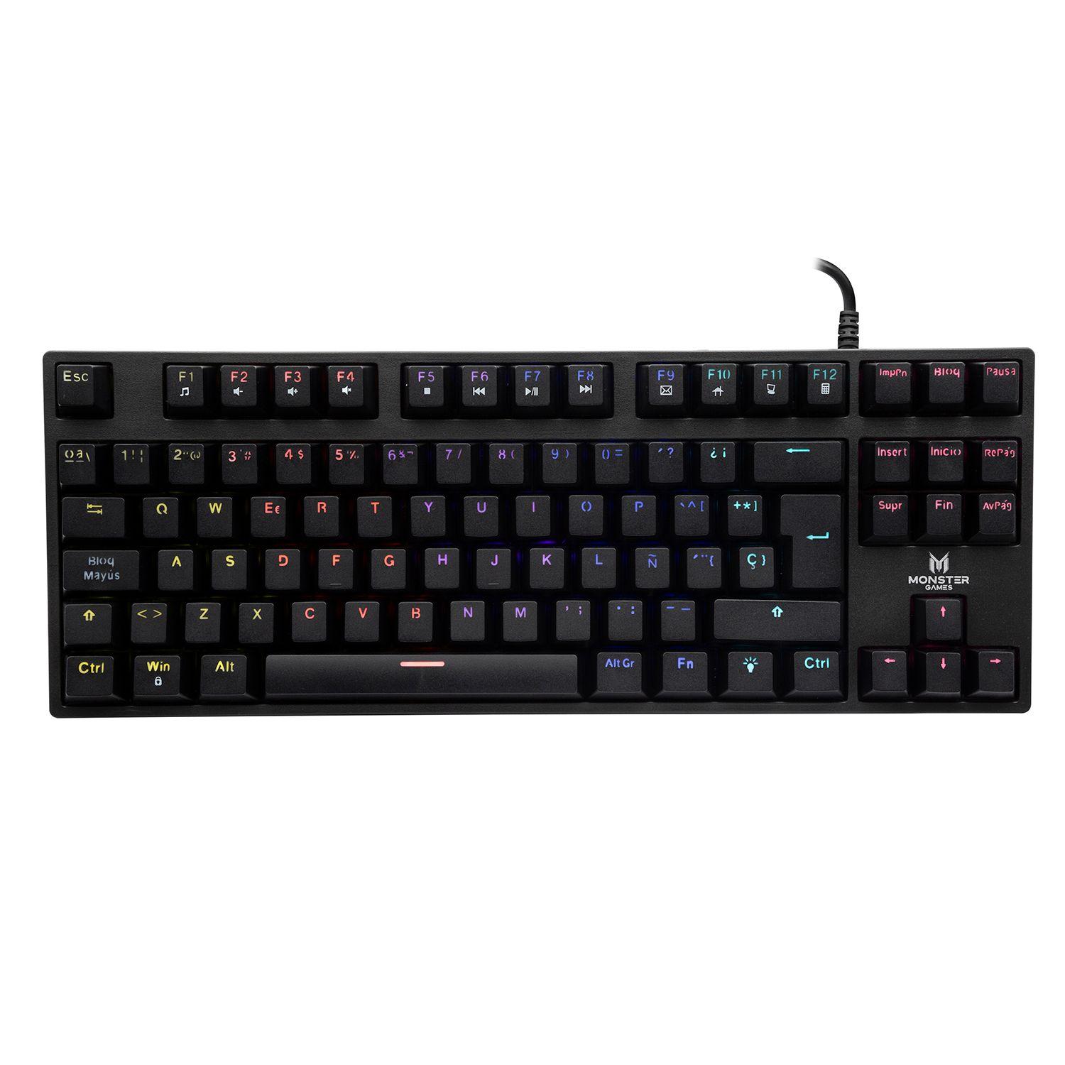 TECLADO MECANICO GAMER MONSTER PUNISHER Open box-1