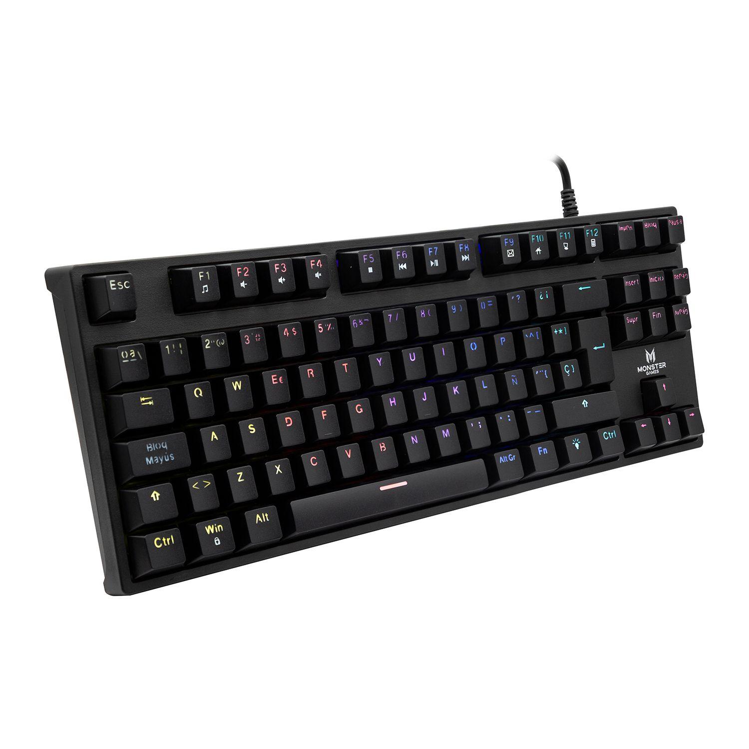 TECLADO MECANICO GAMER MONSTER PUNISHER Open box-2