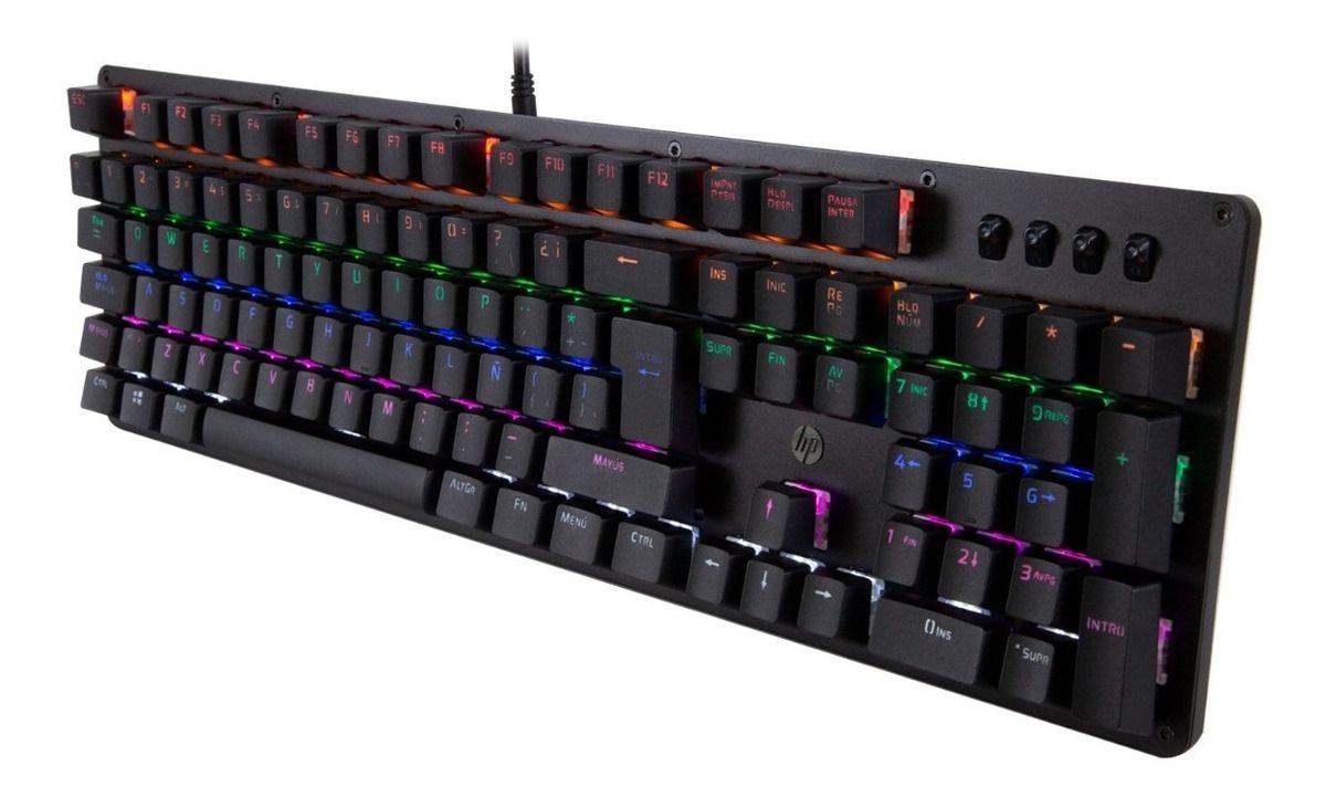 Teclado Gamer Mecanico Multicolor Gk100-0