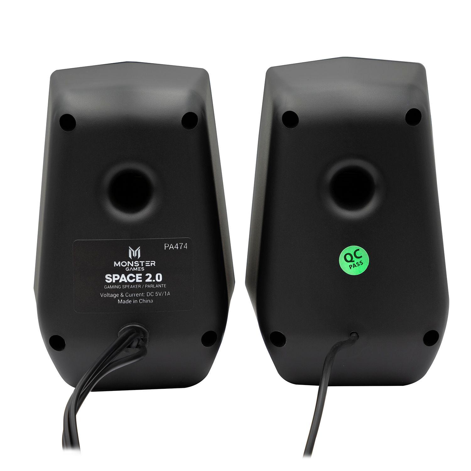 Pa474 Parlante Monster Games Space 2.0 Open box-4