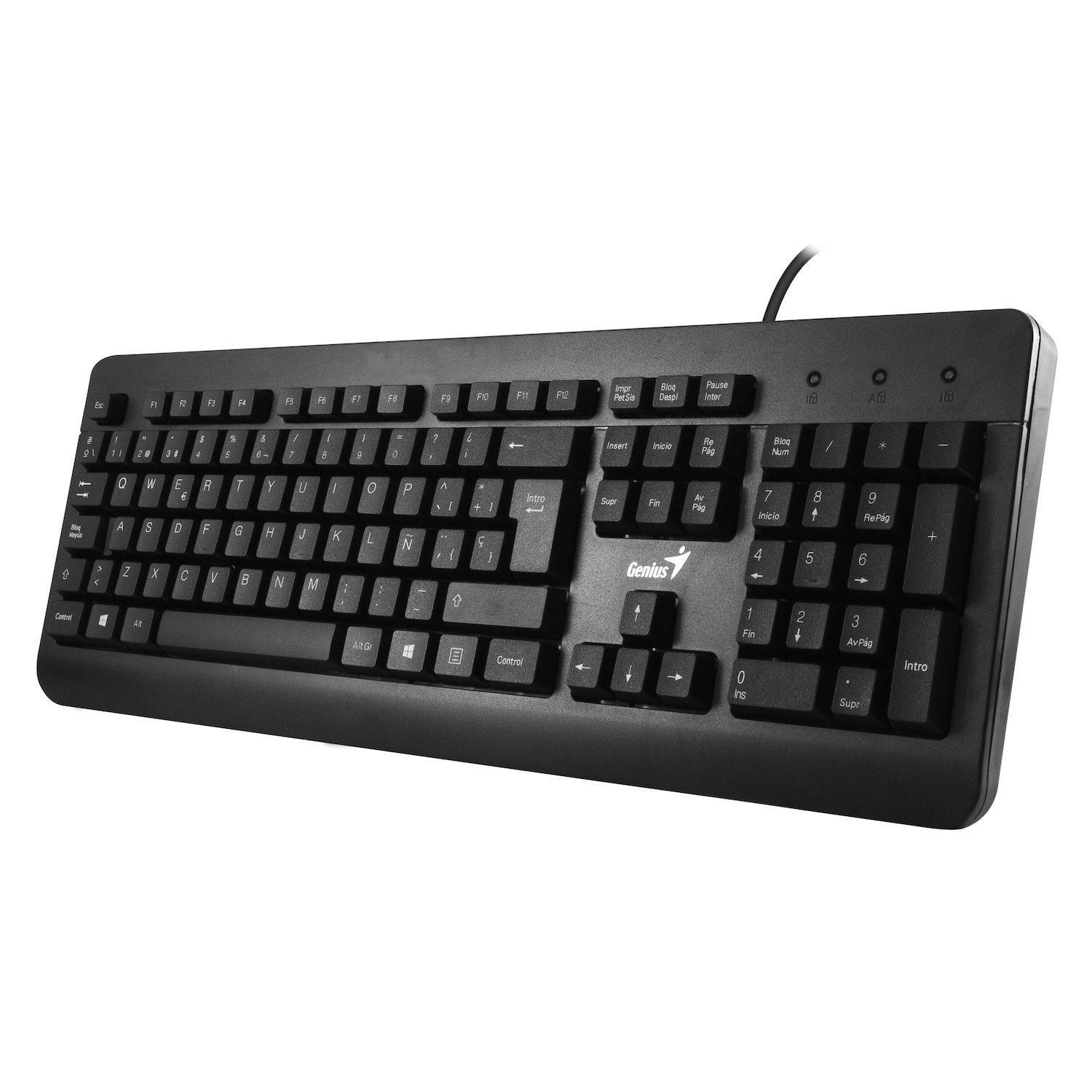 COMBO TECLADO + MOUSE ALÁMBRICO USB KM-160 Open box-3