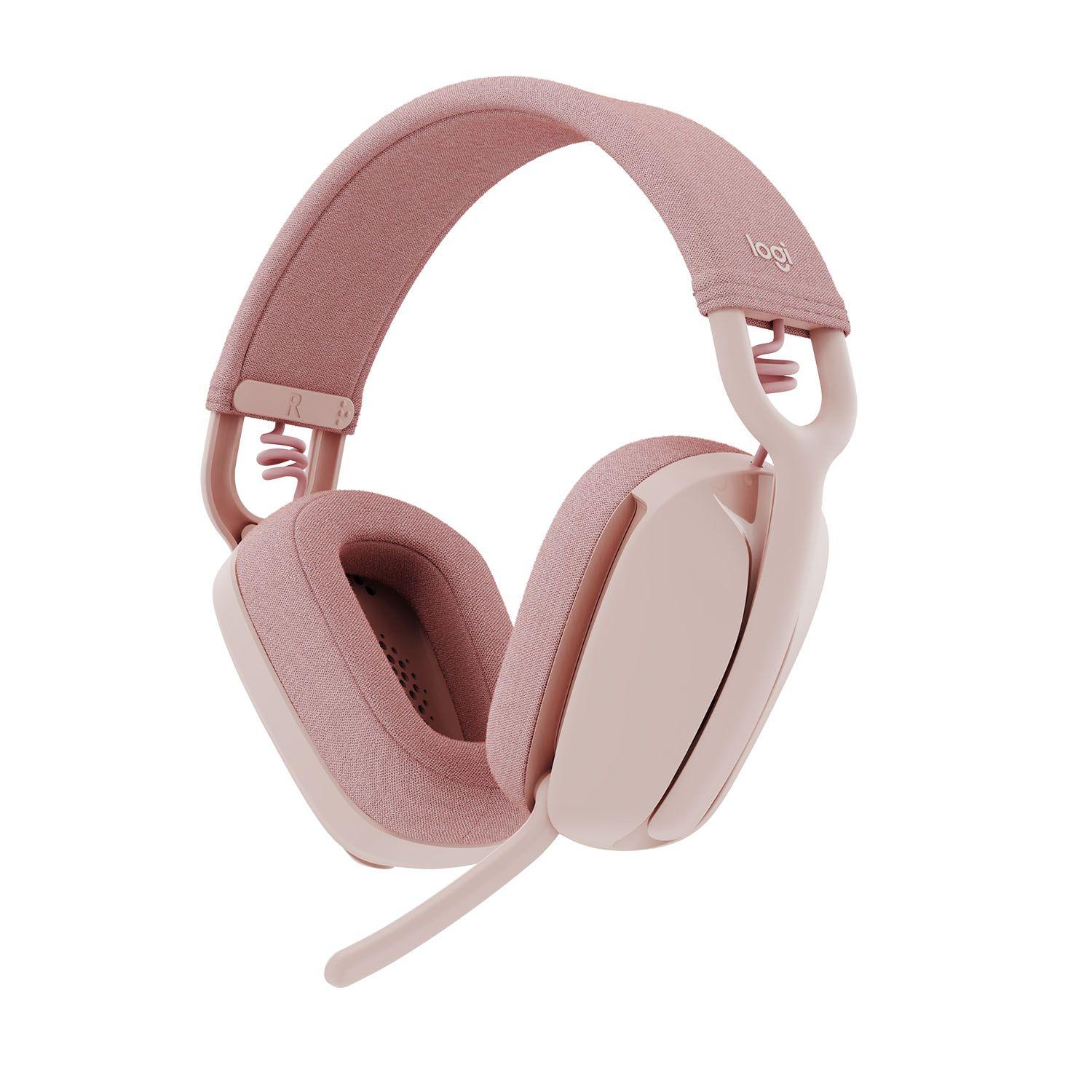 Logitech Zone Vibe 100 Headset Inalámbrico C. Micrófono Rosa Open box-0