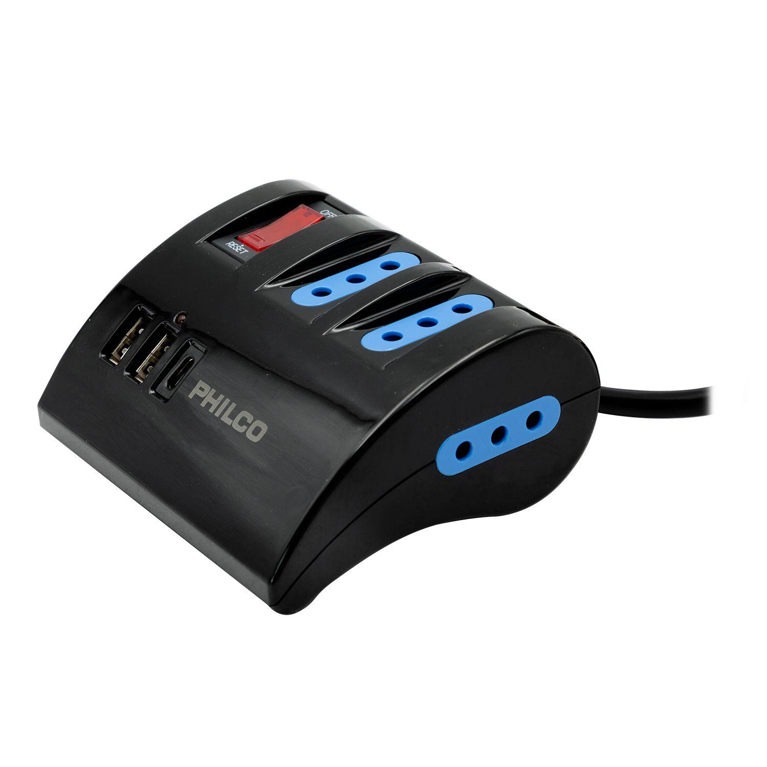 EXTENSIÓN DE ESCRITORIO AC/USB TIPO C-1