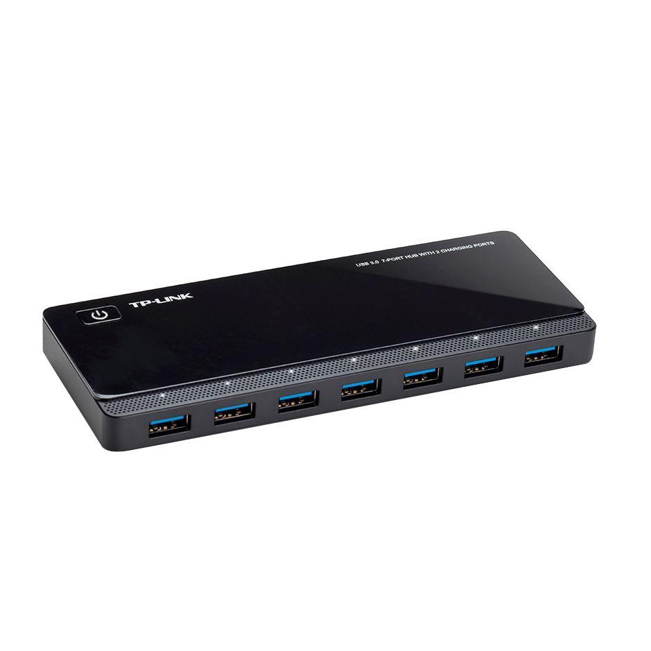 HUB 3.0 TP-LINK UH720 USB 7 PUERTOS 3.0 + 2 CARGA RAPIDA-2