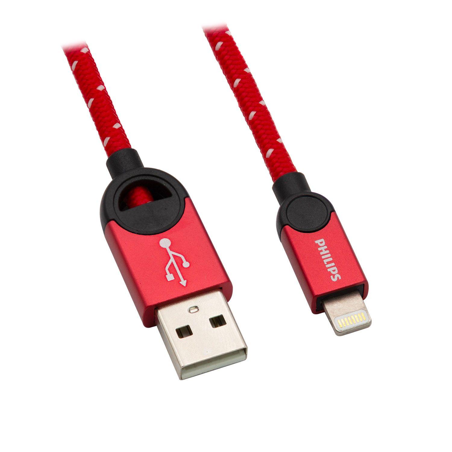 DLC2608N/97 CABLE TRENZADO LIGHTNING ROJO-2