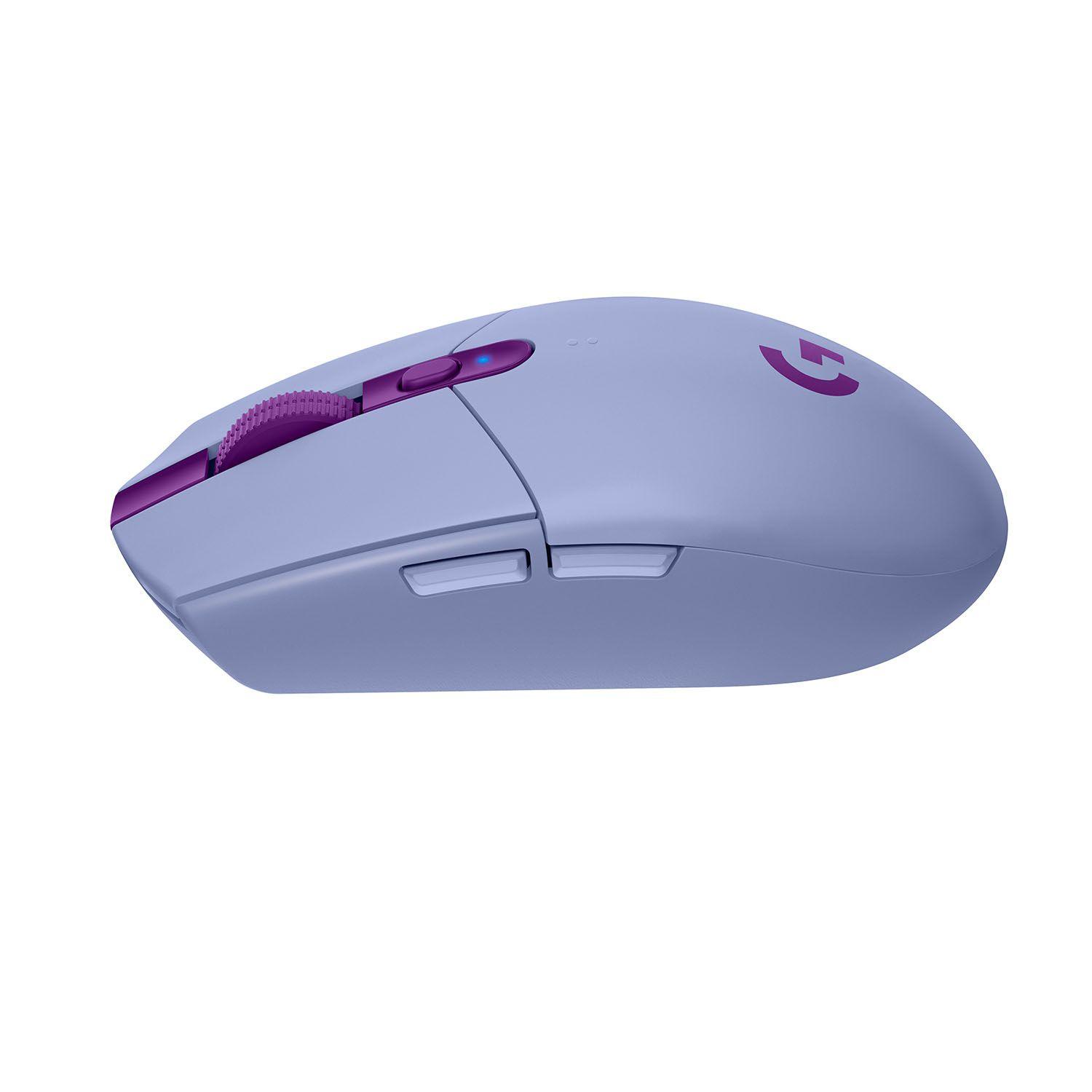 MOUSE GAMER INALÁMBRICO G305 LILA LOGITECH-2