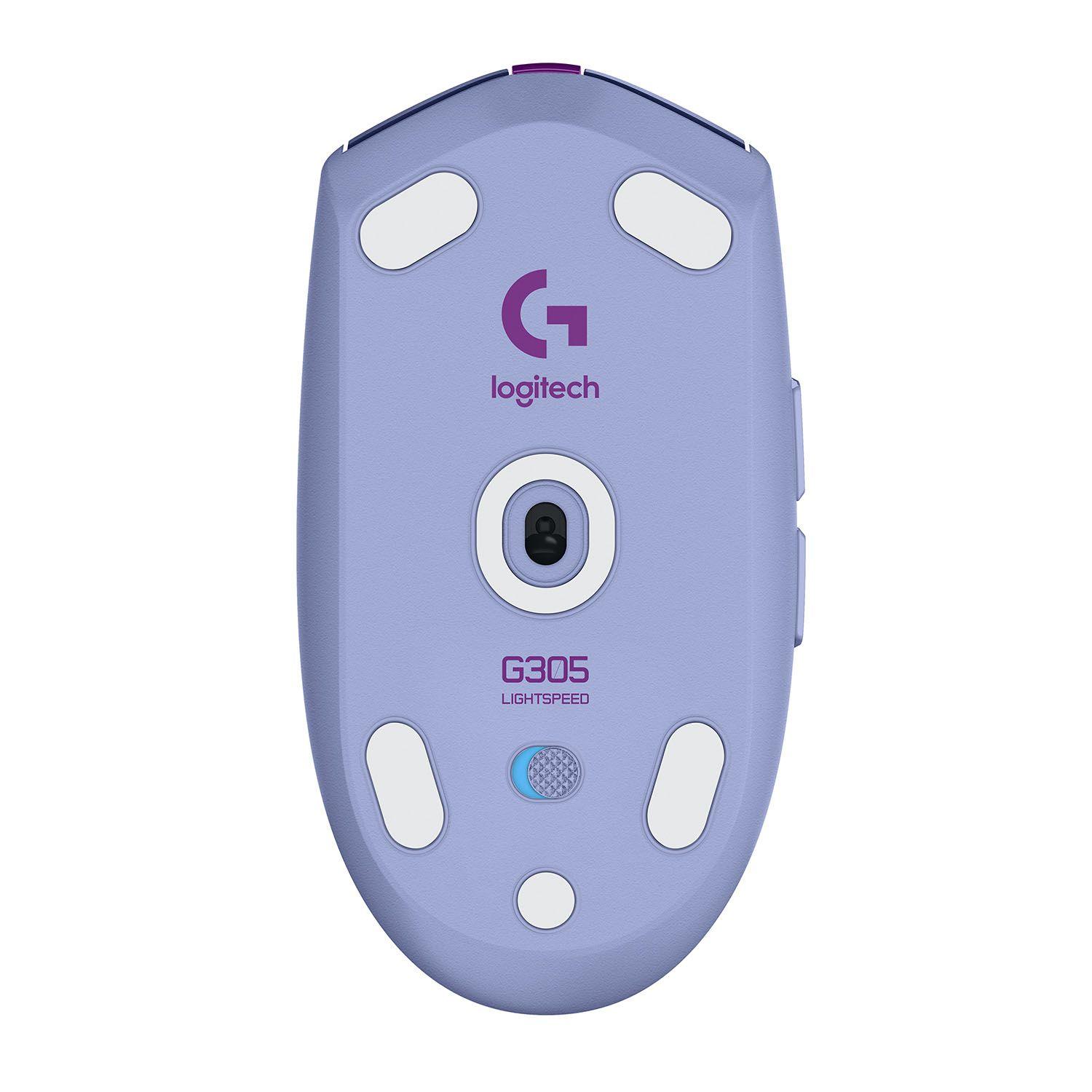 MOUSE GAMER INALÁMBRICO G305 LILA LOGITECH-2
