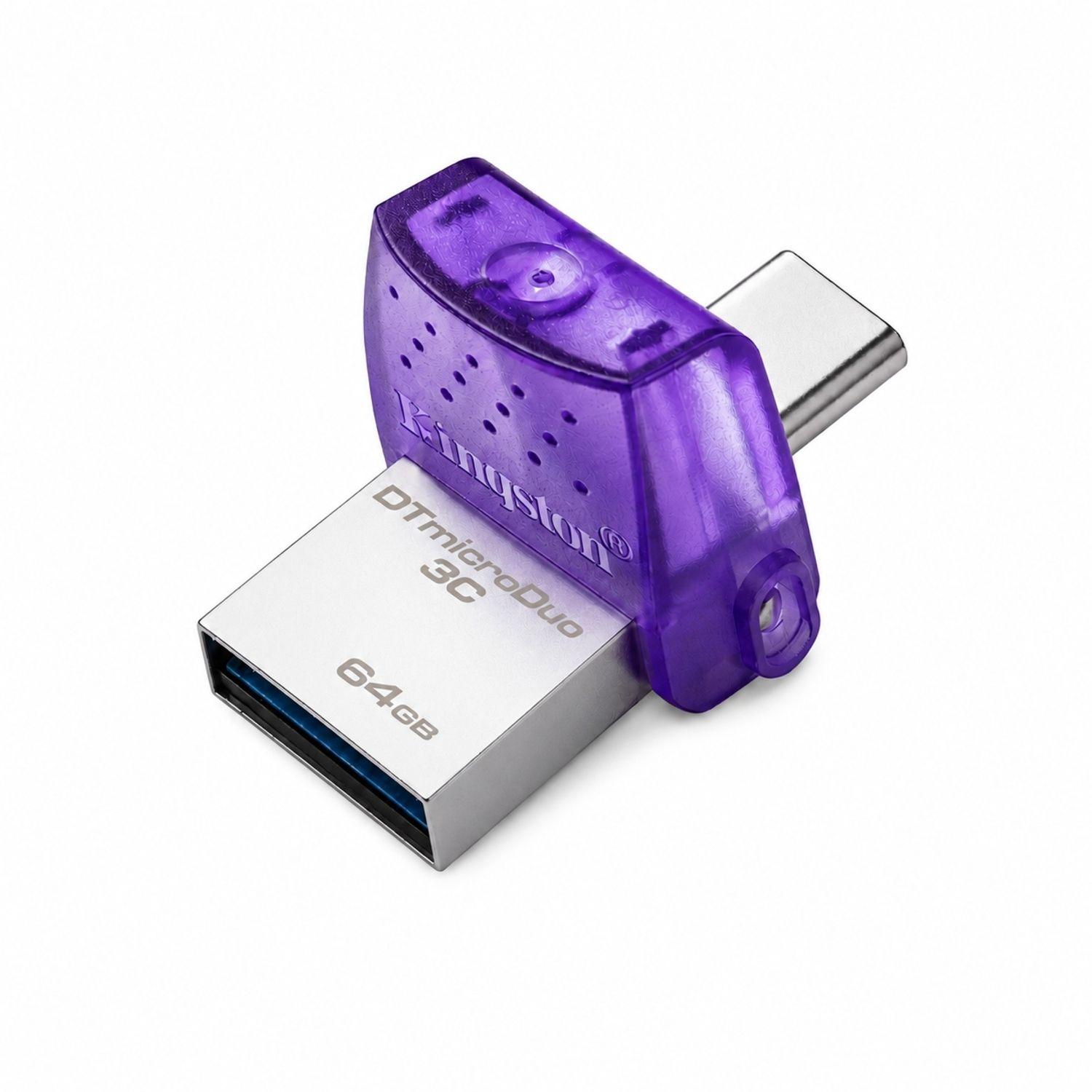 Pendrive Kingston DataTraveler microDuo 3C 64GB USB y USB-C-0