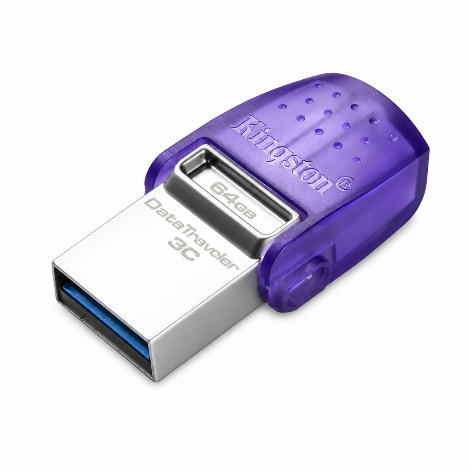 Pendrive Kingston DataTraveler microDuo 3C 64GB USB y USB-C-1