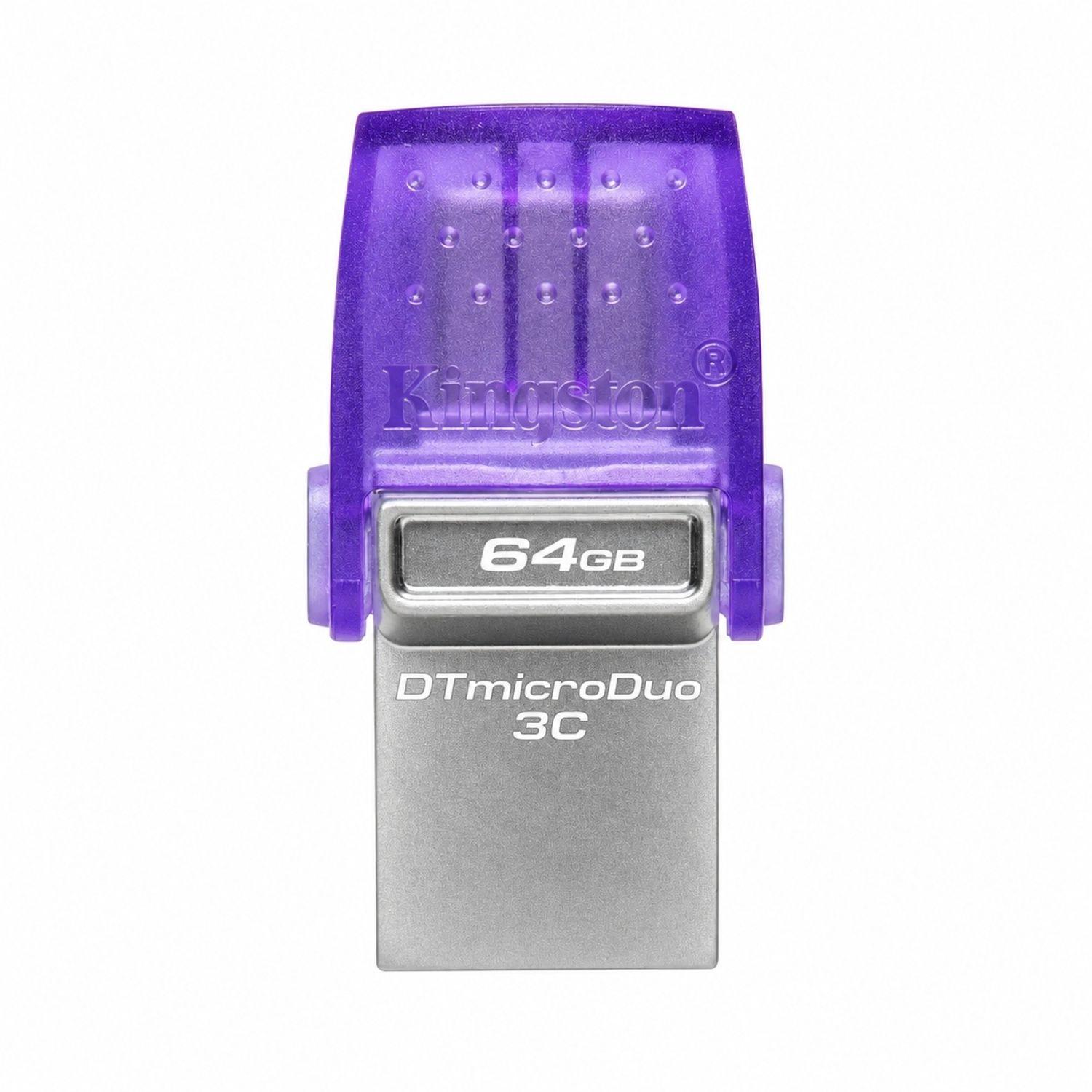 Pendrive Kingston DataTraveler microDuo 3C 64GB USB y USB-C-2