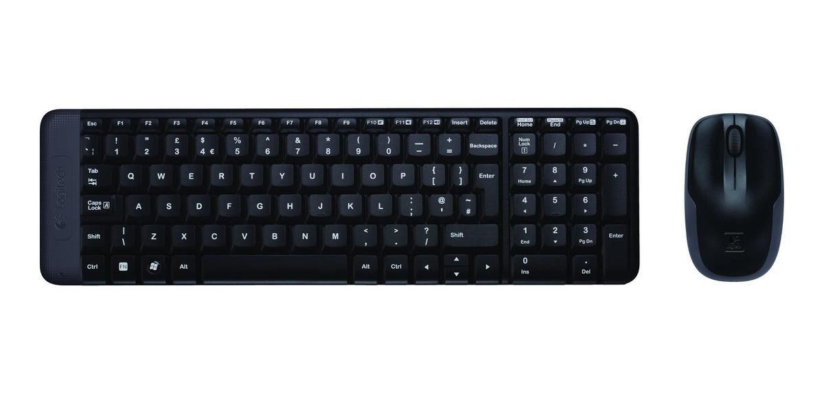 Kit De Teclado Y Mouse Inalámbrico Logitech Mk220 Español-0