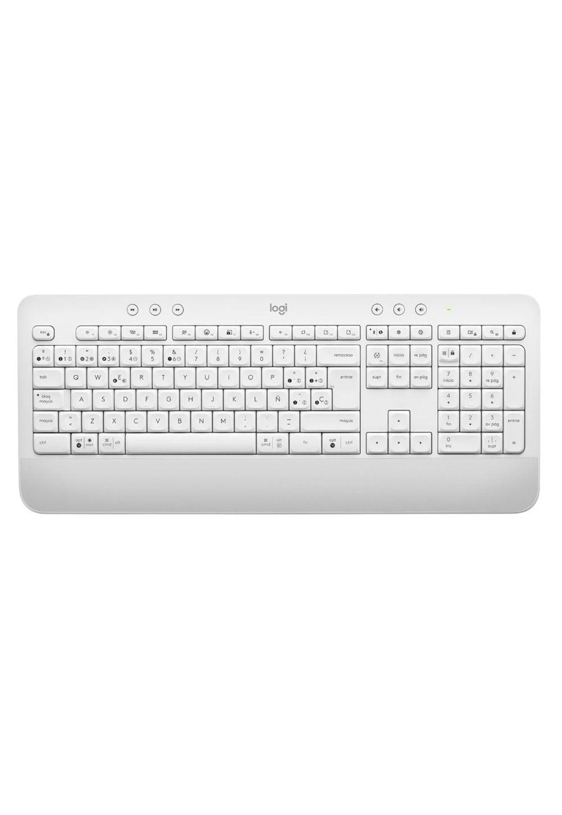 920-010964 TECLADO K650 WIRELESSBLANCO ESPAÑOL-2