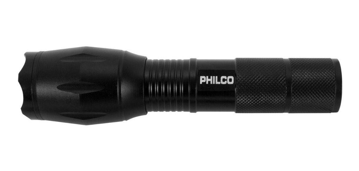LINTERNA LED PHILCO CREE T6 SW150 COLOR DE LA LINTERNA NEGRO COLOR DE LA LUZ BLANCO-2