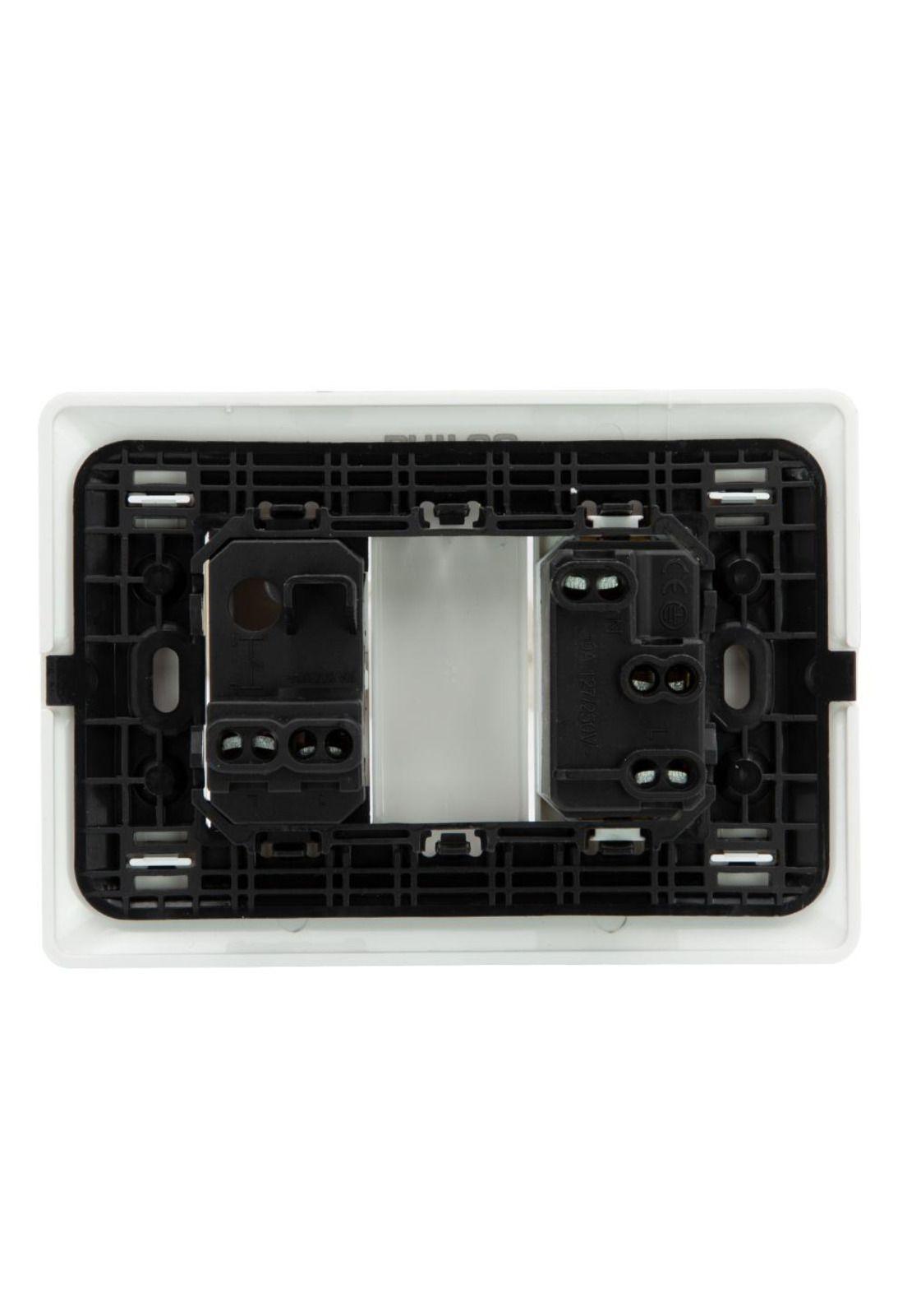 INTERRUPTOR PARA MURO COMBINADO 250V 10A-4