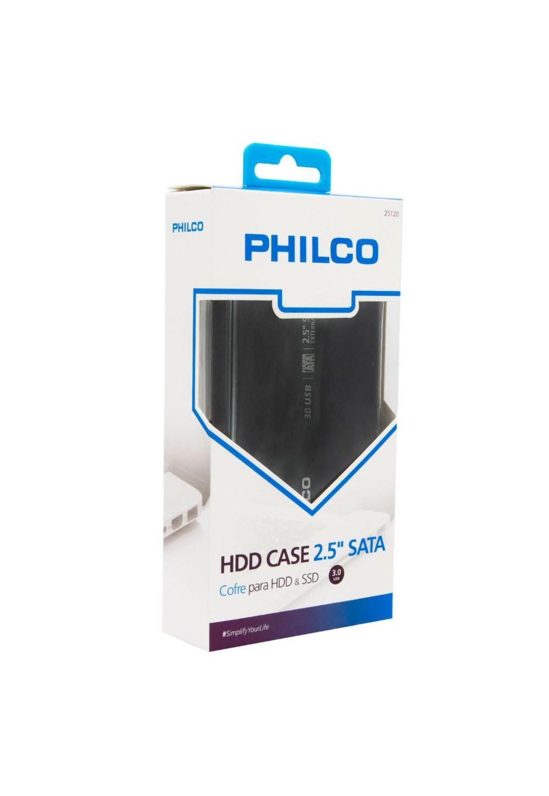 COFRE PARA DISCO DURO 2.5 SATA USB 3.0 NEGRO-1
