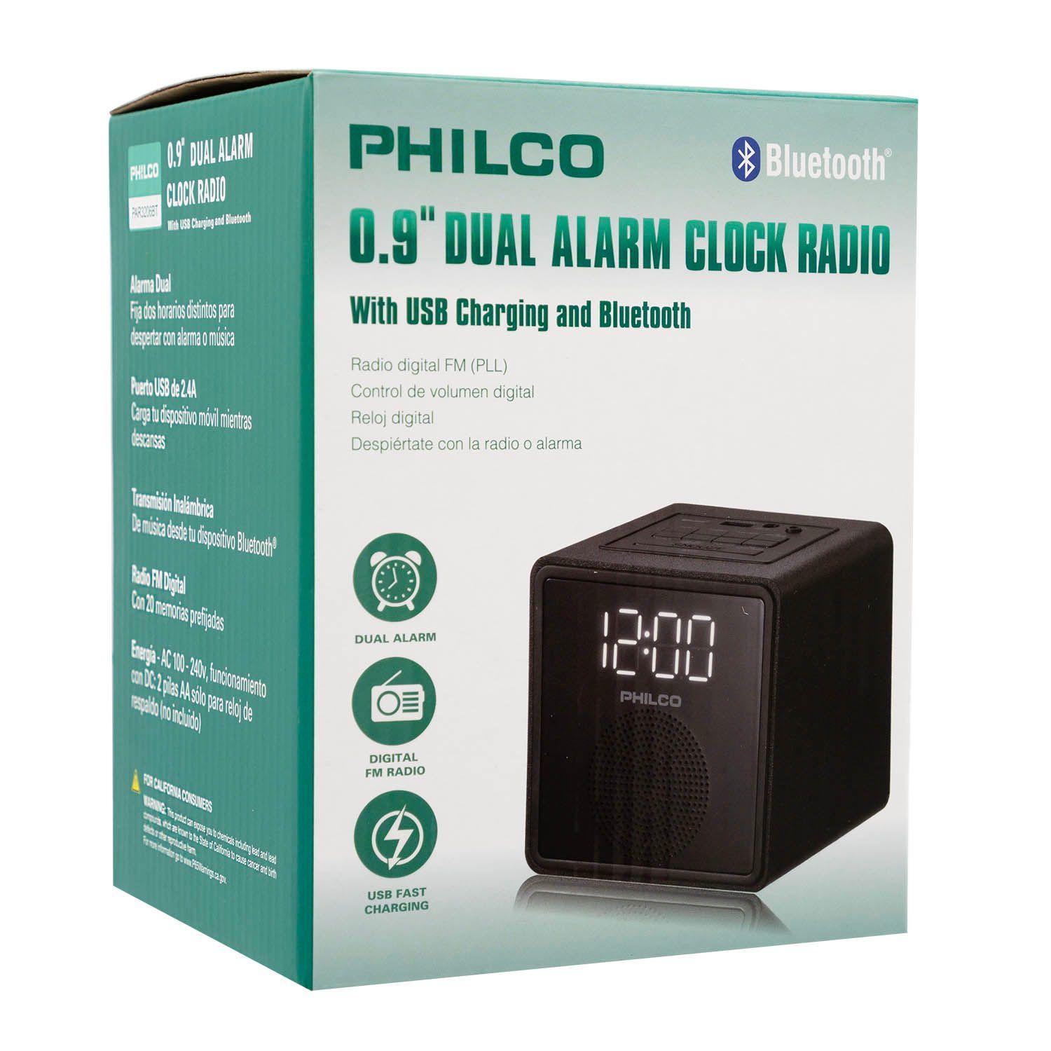 RADIO RELOJ BT PAR3206BT PHILCO-2