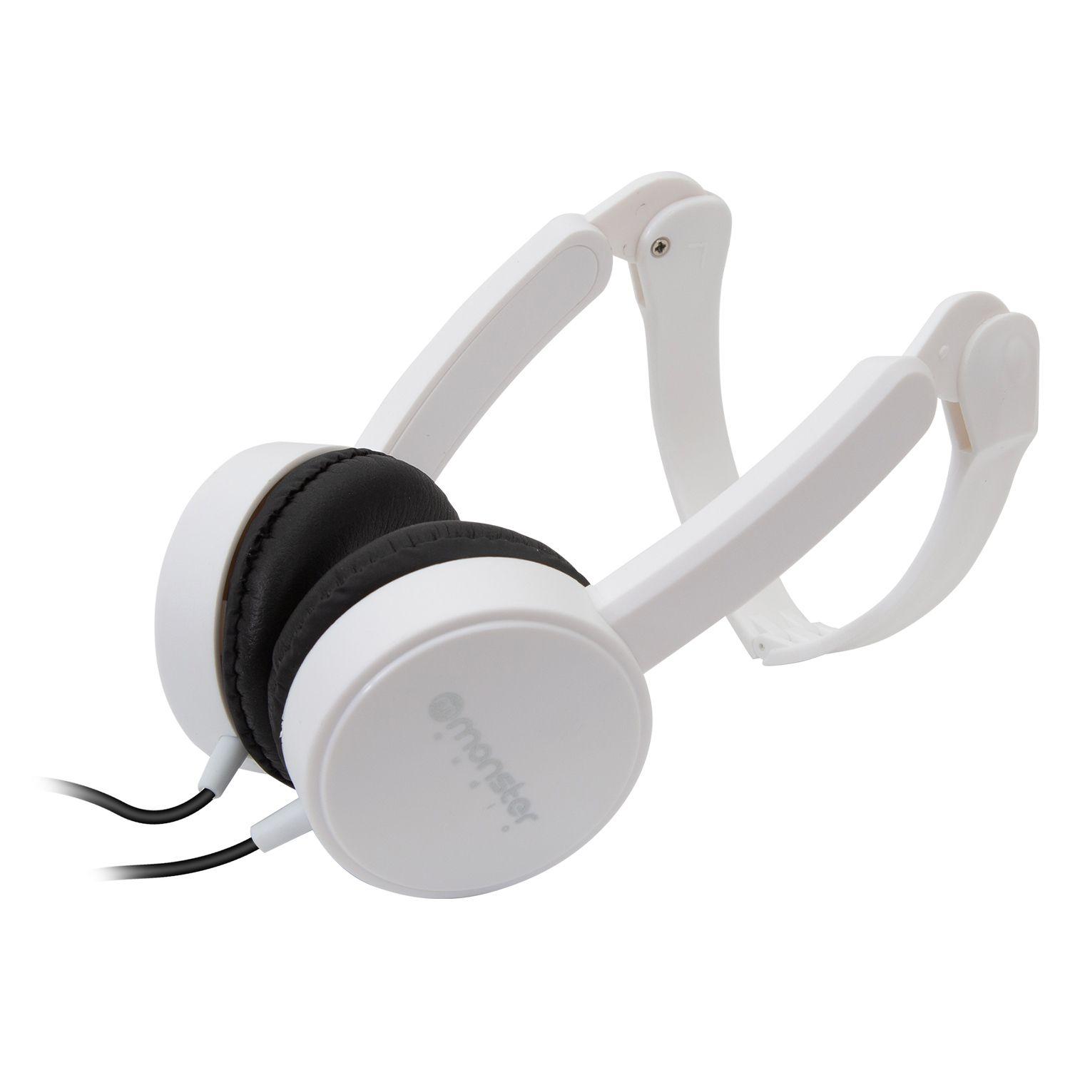 AUDÍFONOS BLUETOOTH MONSTER BLANCOS MXX-120-0