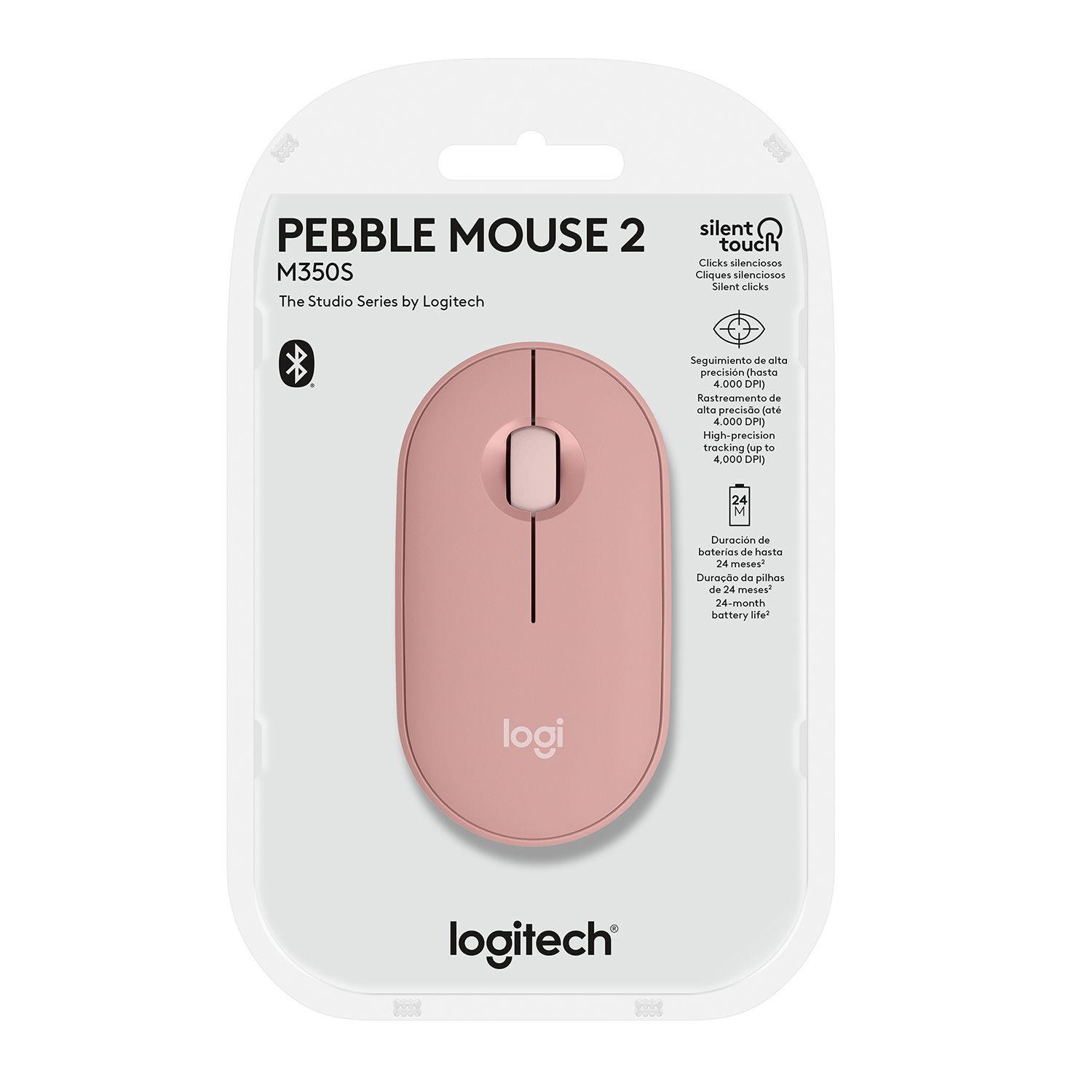 MOUSE PEBBLE 2 M350S ROSADO-2