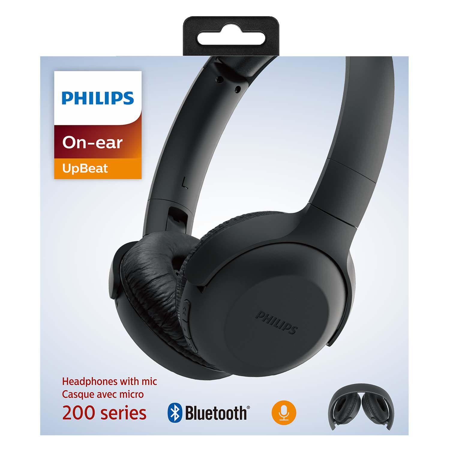 Audifono Philips Bluetooth Tauh202bk/27 Negro Open box-4