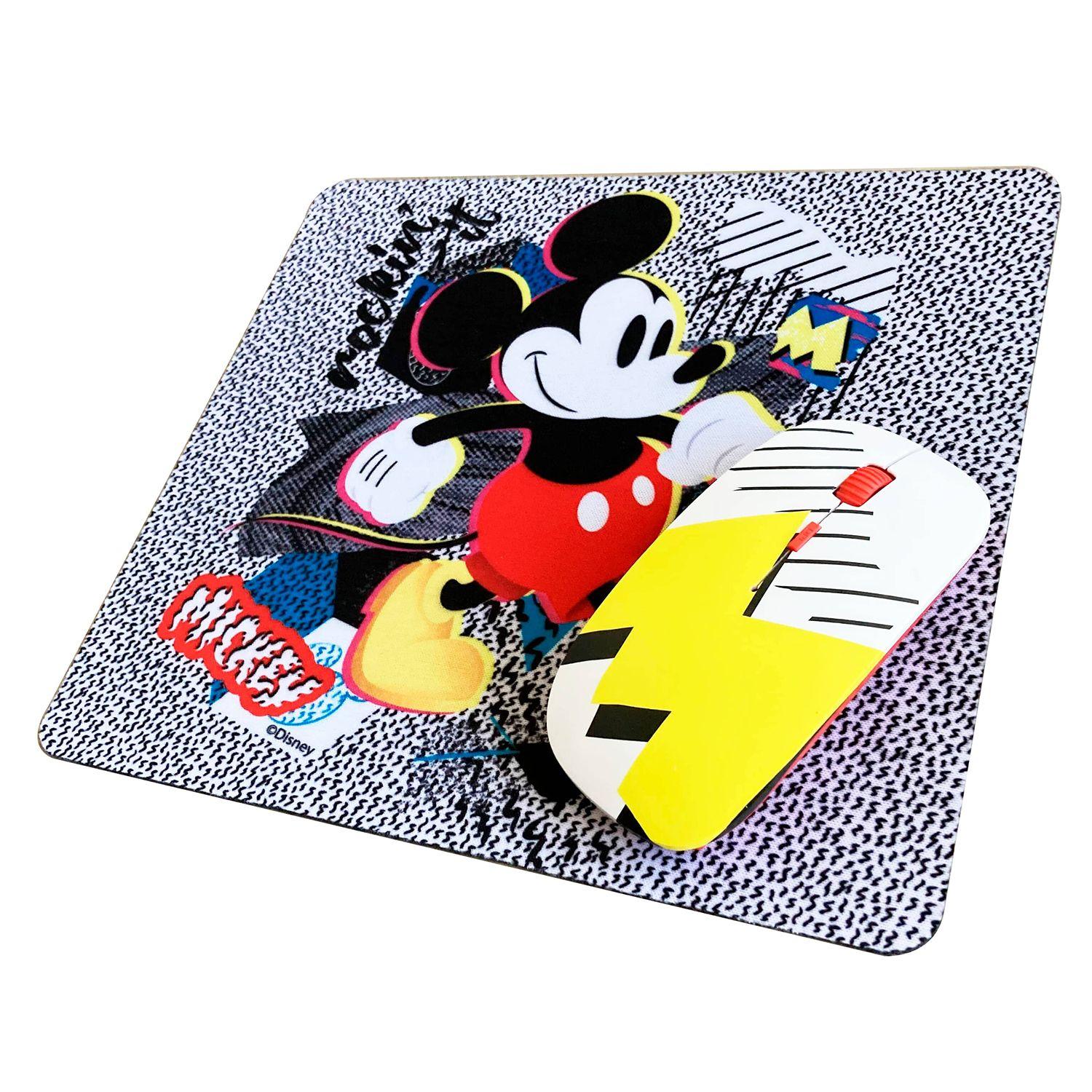 76411-NOC KIT MOUSE INALAMBRICO Y MOUSE PAD MICKEY 1-3