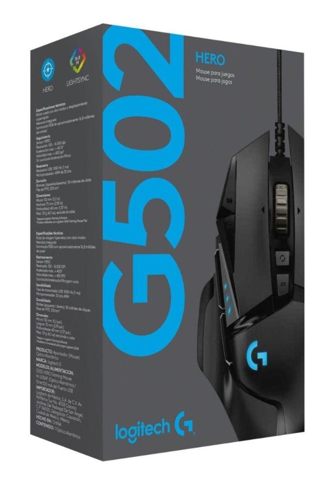 910-005550 Mouse Gamer Alam Logitech G502 Hero-4