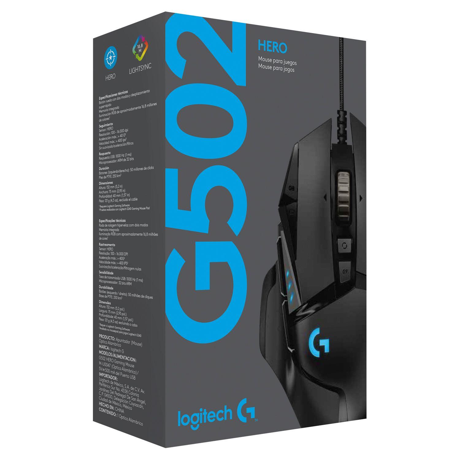 Mouse Gamer Alam Logitech G502 Hero-1