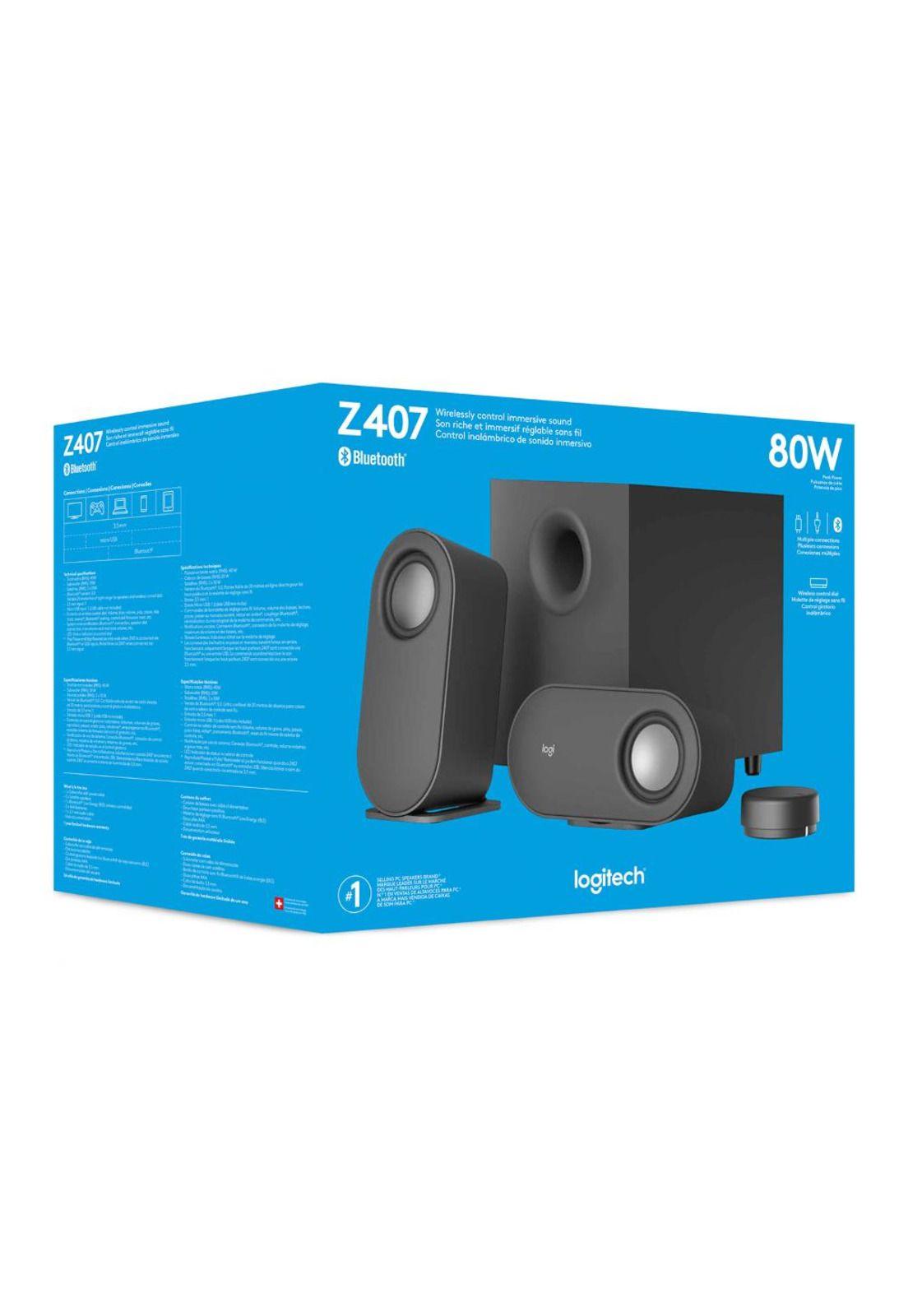 980-001348 PARLANTE LOGITECH  Z407, GRAPHITE-3