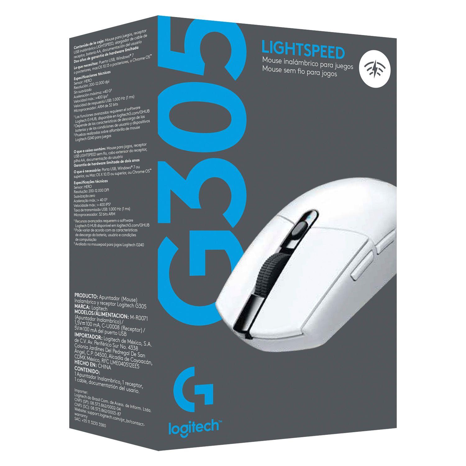 MOUSE LOGITECH G305 WHITE Open box-4