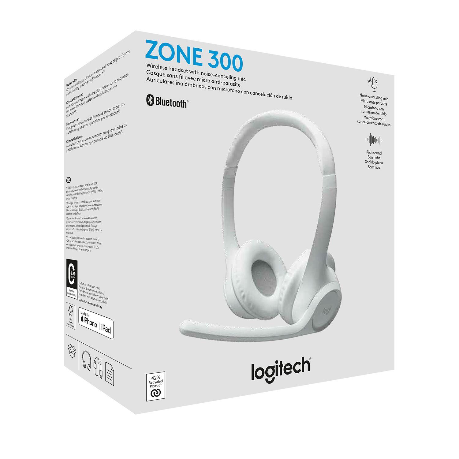 AUDIFONOS LOGITECH, ZONE 300 White-2