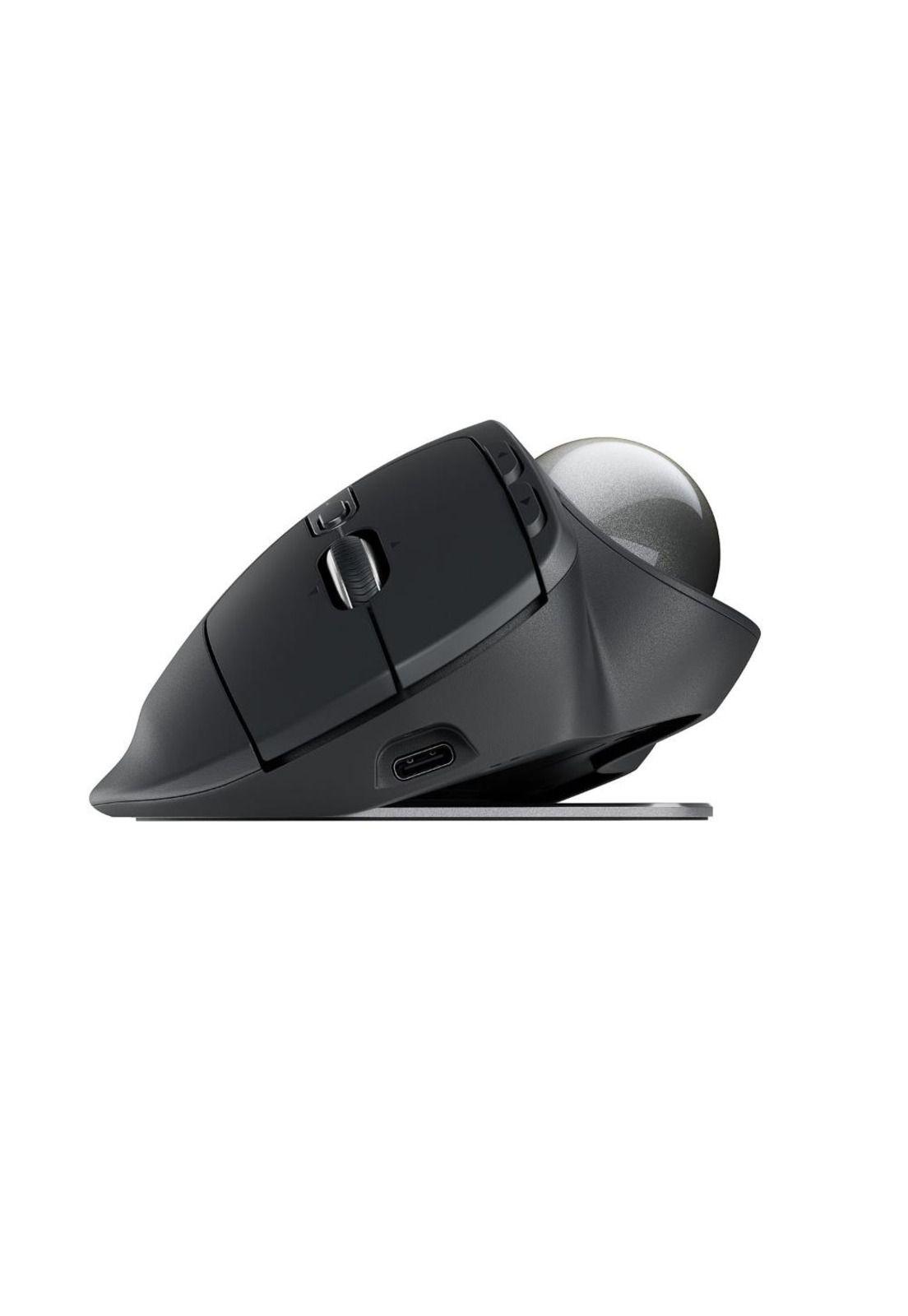 Mouse Trackball MX Ergo Inalámbrico, Color Grafito-3