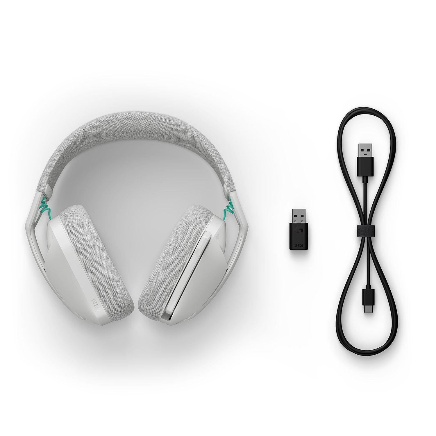 Audífonos con Micrófono Logitech G321 Inalámbricos – Blanco-9