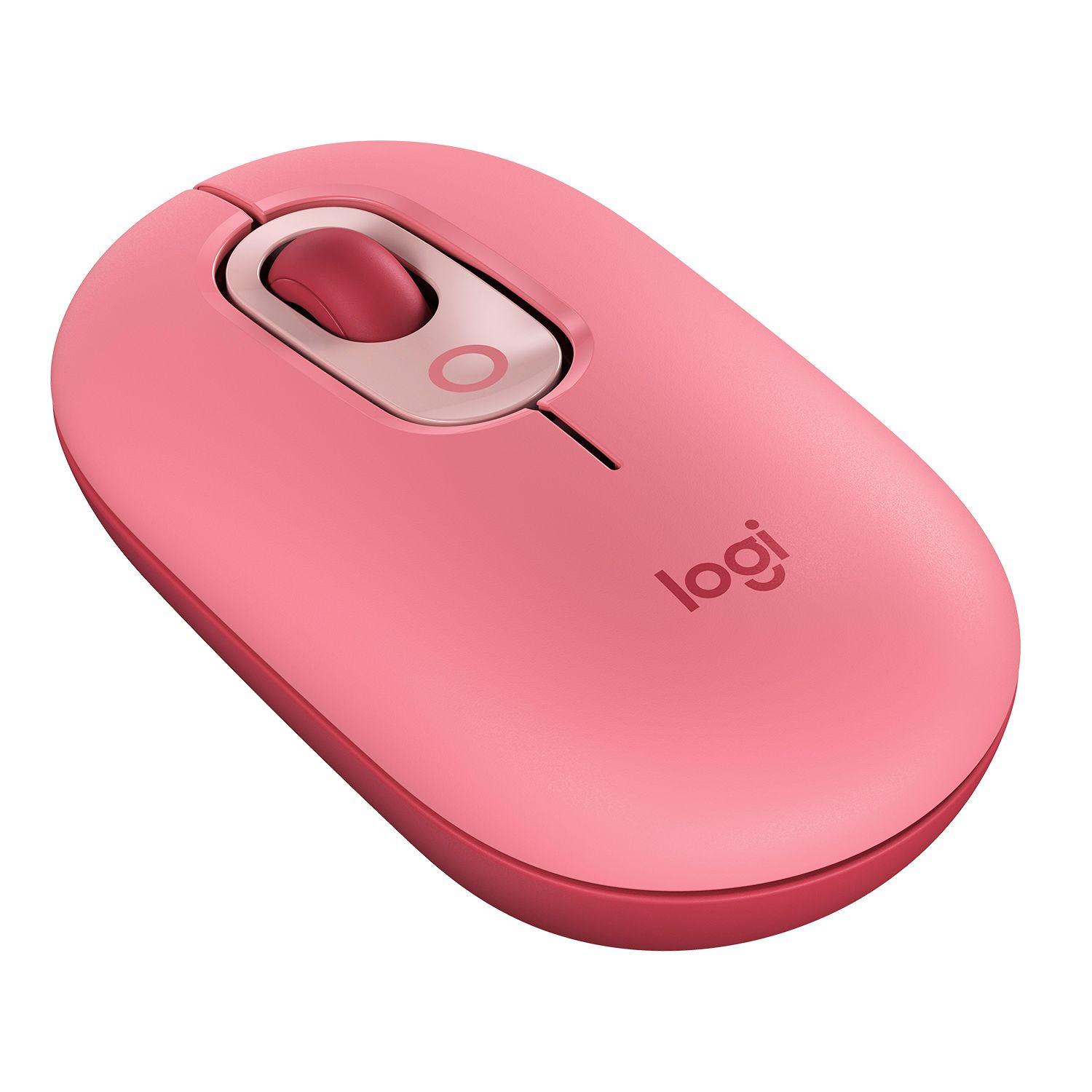 Mouse Logitech Pop With Emoji Rojo Open box-4