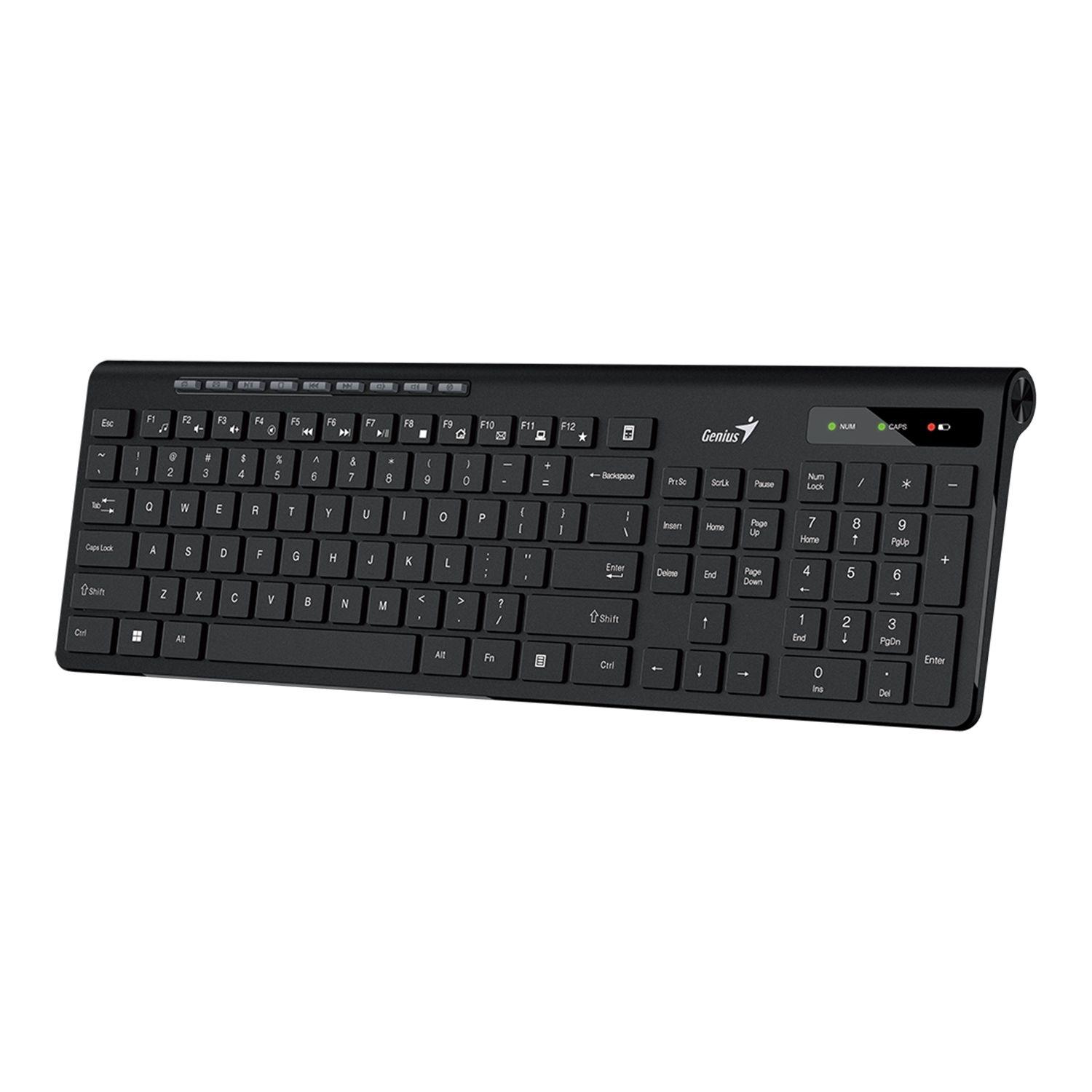TECLADO ESP. WIRELESS SLIMSTAR 7230, ERGONÓM., 9 KEYS, BOTON Open box-2