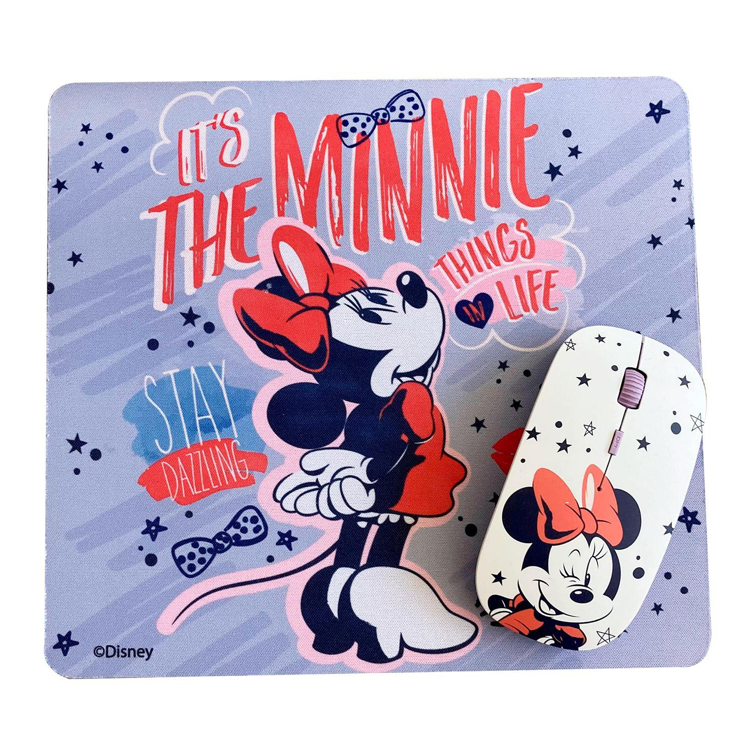 76410N-NOC KIT MOUSE INALAMBRICO Y MOUSE PAD MINNIE 2-3