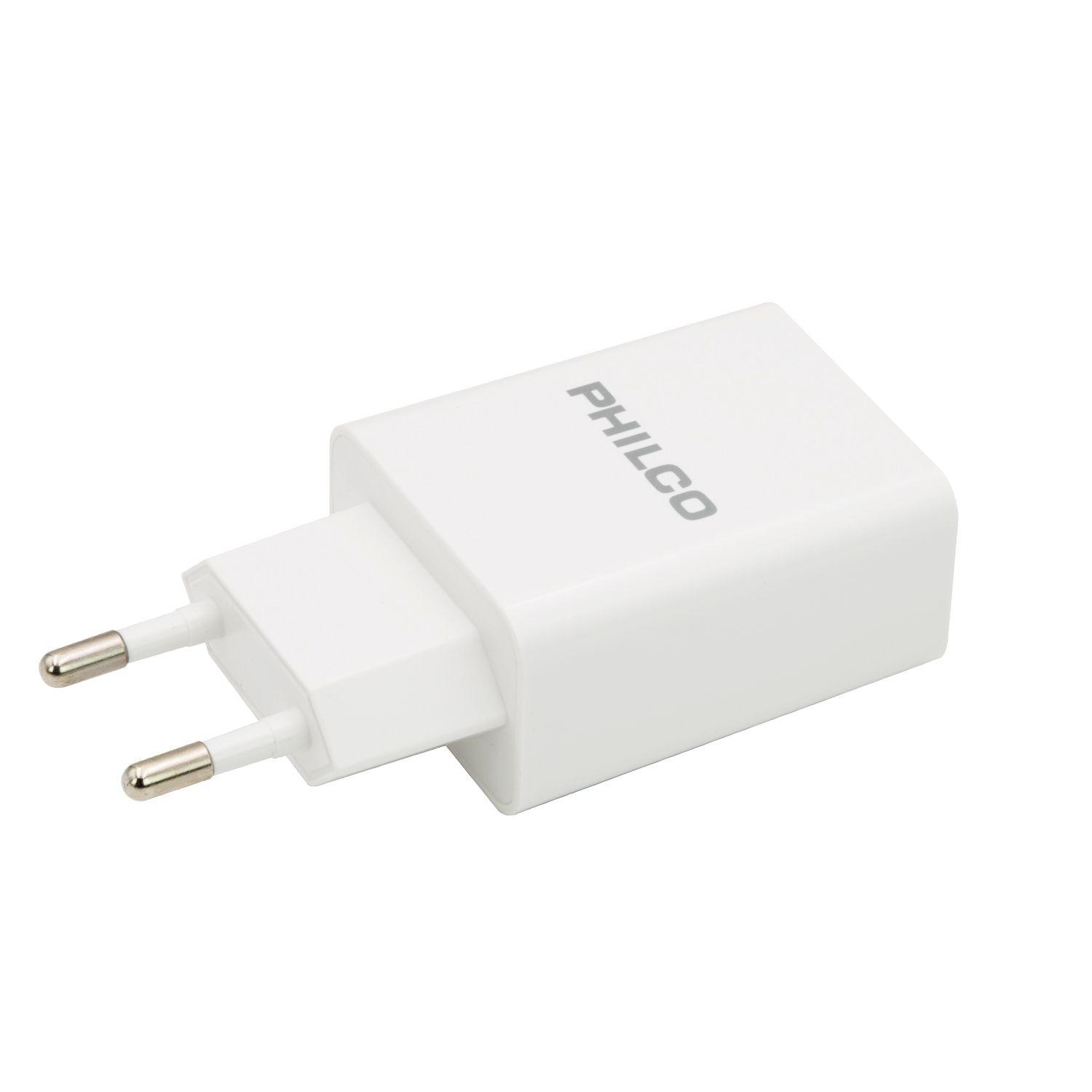 Cargador QC619 USB-C con cable blanco Open Box-8