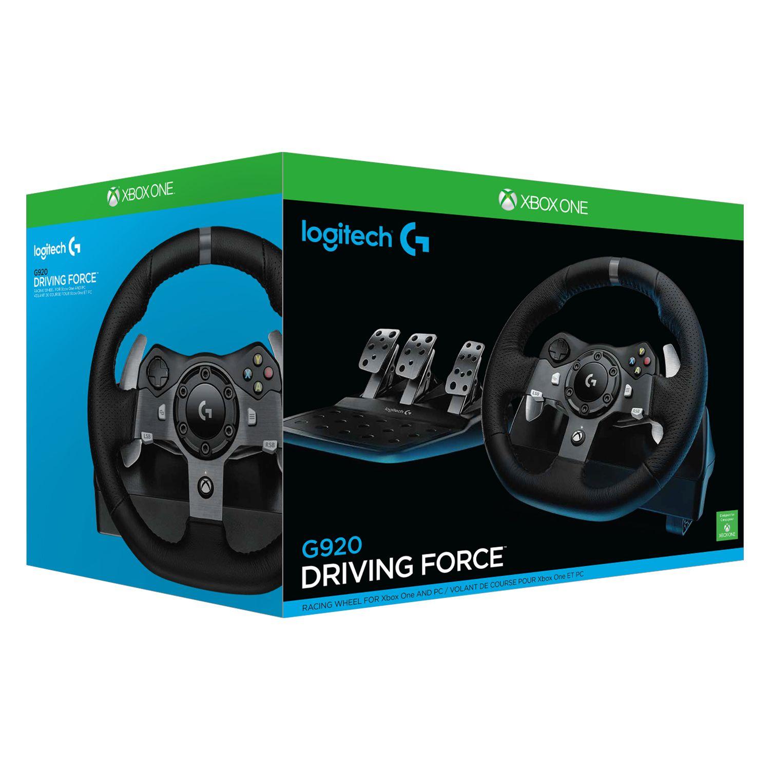 VOLANTE LOGITECH FORCE RACING G920 XBOX ONE Y PC-2