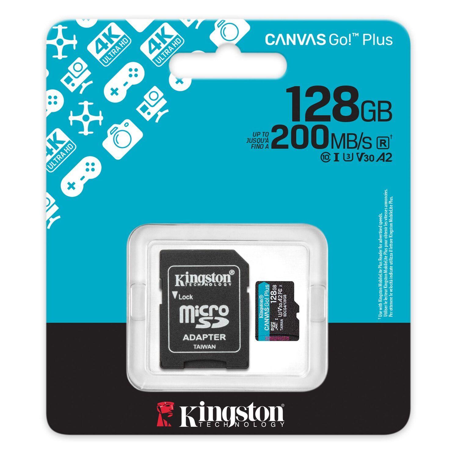 SDCG4/128GB MICROSDXC CANVAS GO PLUS GEN4 200MB/S A2 U3 V30-2
