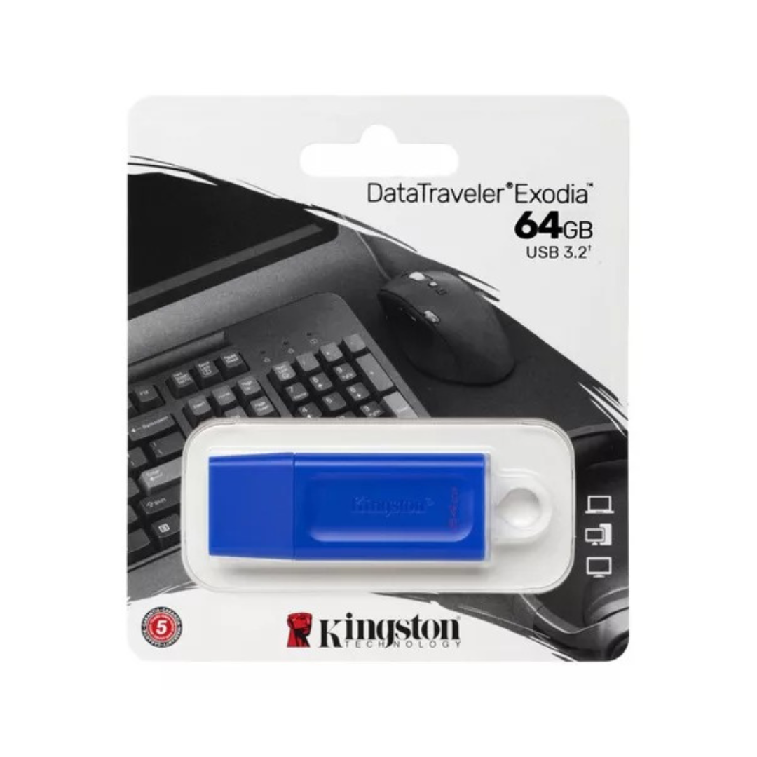 DTX/64GB PENDRIVE EXODIA 3.2 -64GB AZUL-1