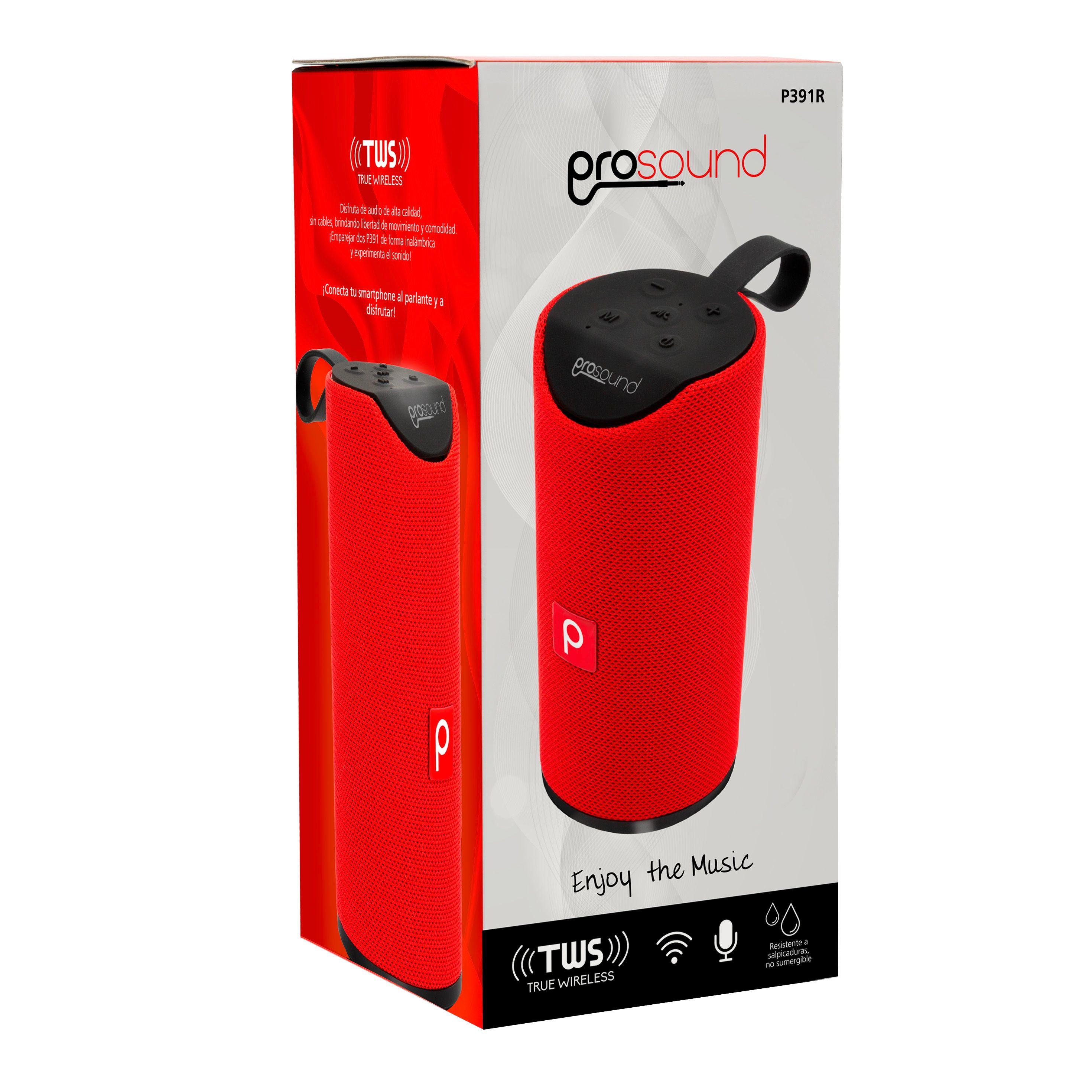 PARLANTE BT SPEAKER P391 PROSOUND ROJO FJ-2