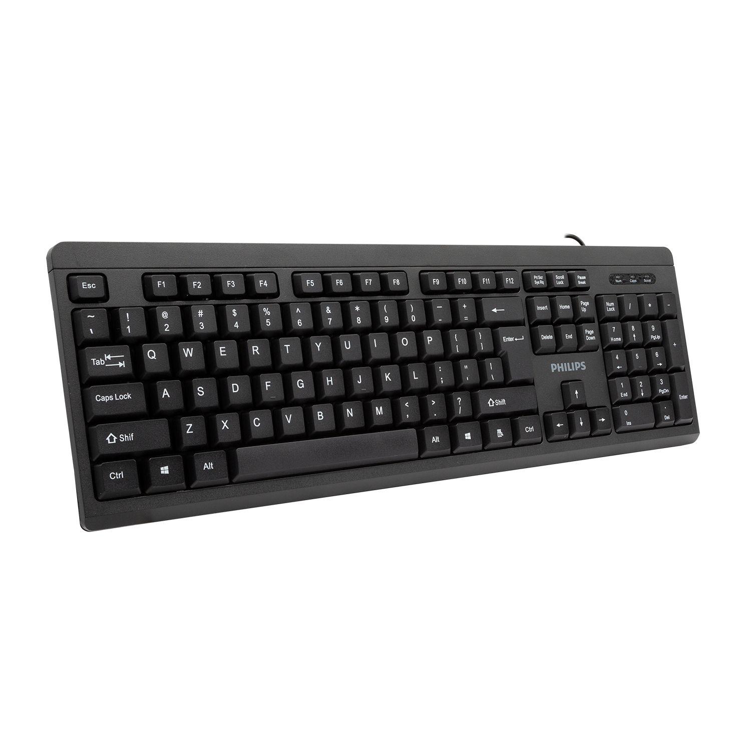 TECLADO ALAMBRICO PHILIPS SPK6224 Open box-3