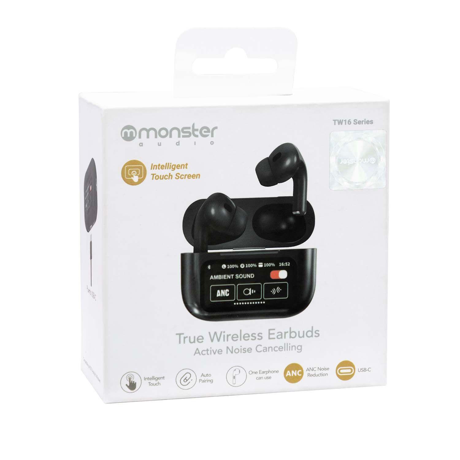 Audifono Monster Tw16b True Wireless Black Open box-0