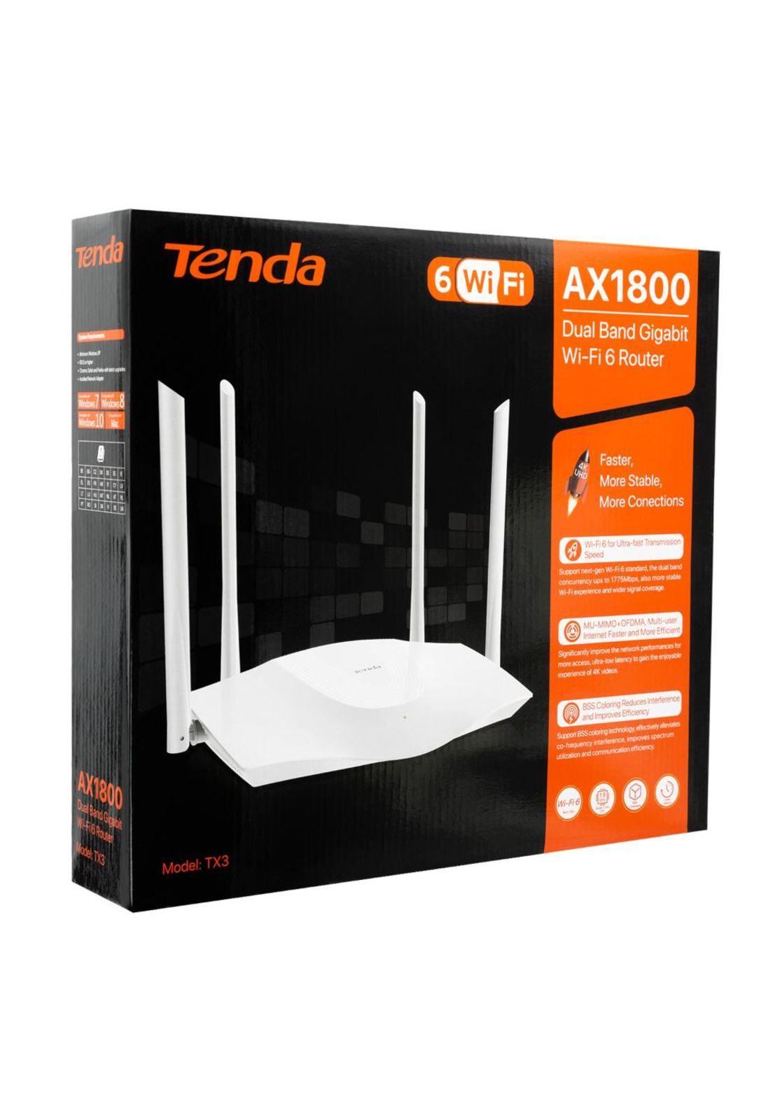 ROUTER WIFI 6 DUAL BAND AC 1800 AX1800-4