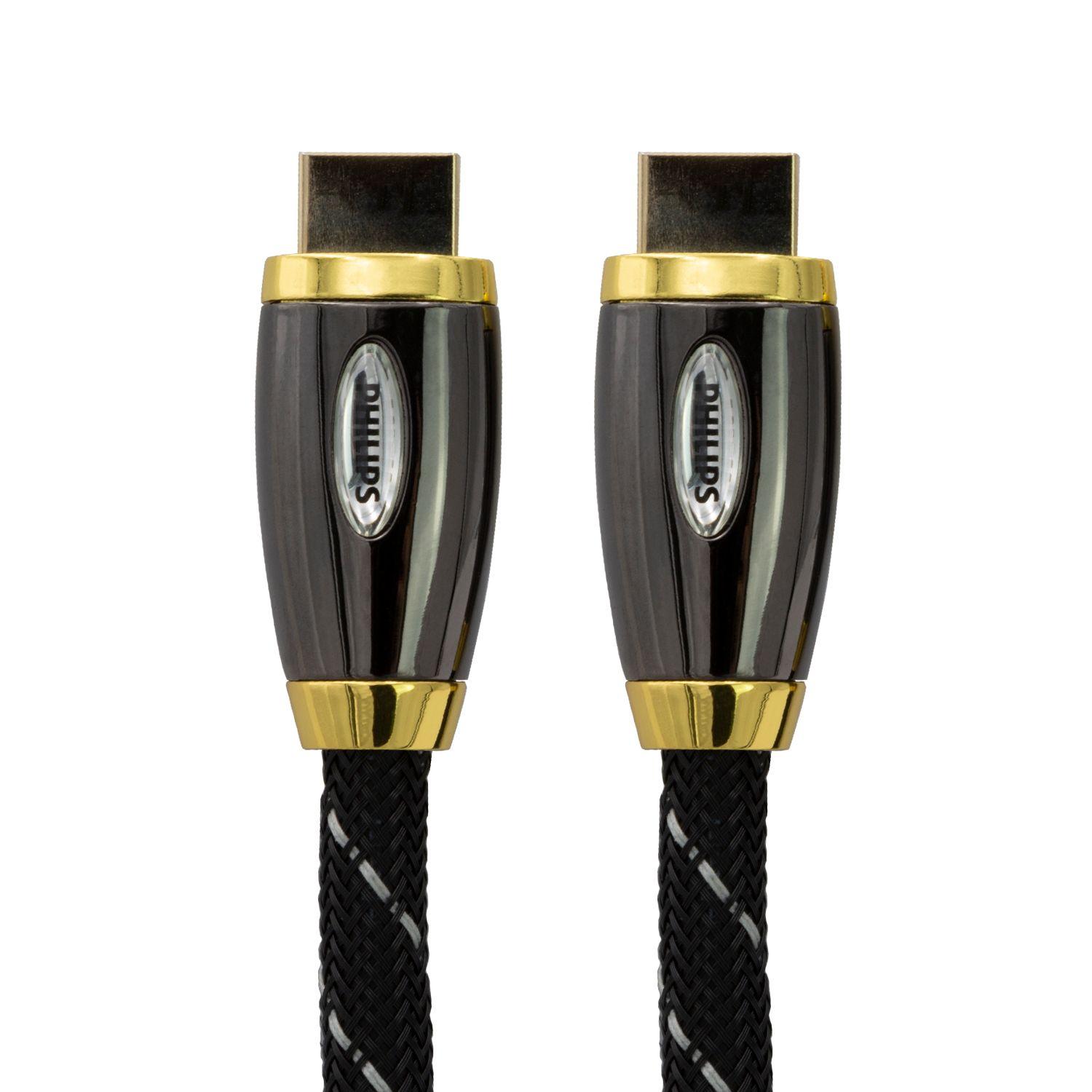 CABLE HDMI BLINDADO 3.6M CONECTOR 24K SWV9442A/94 Open box-2