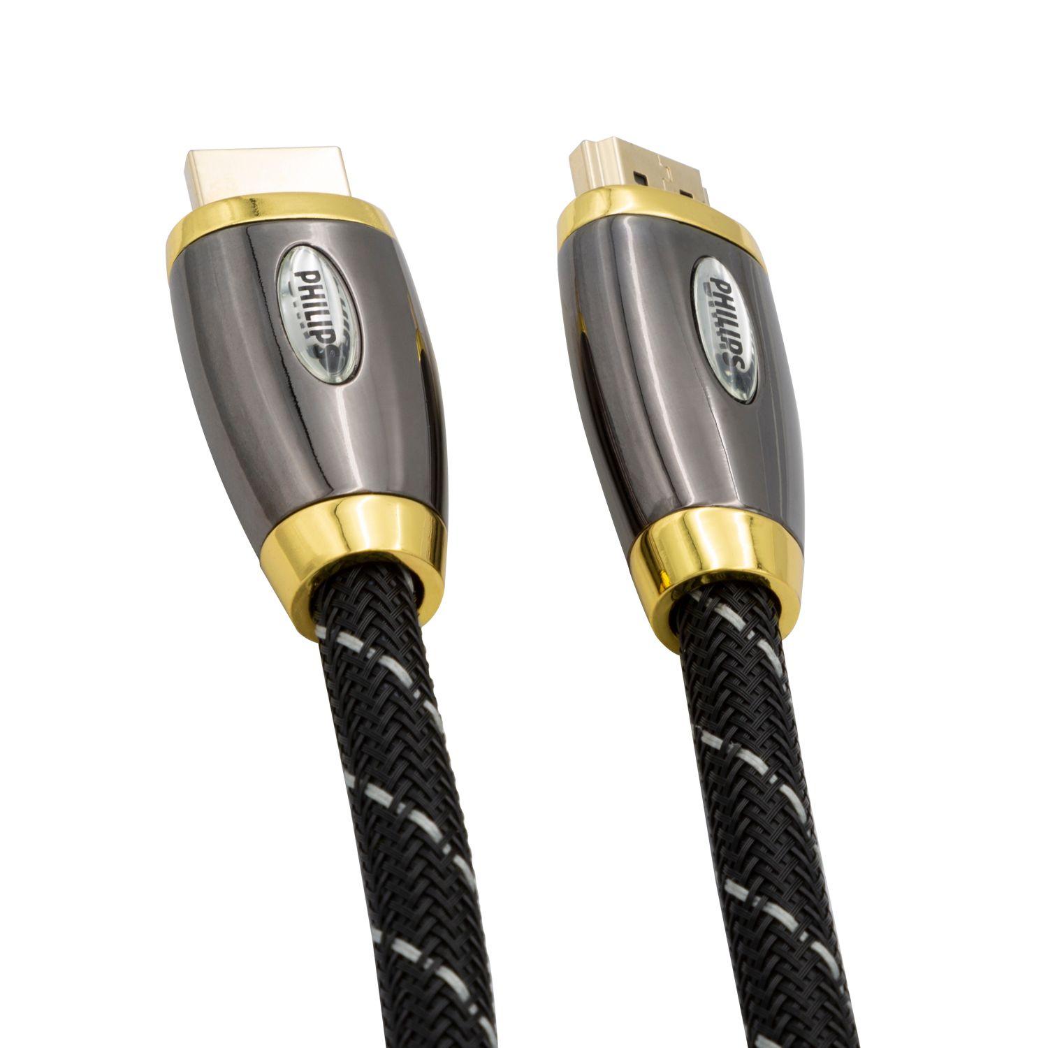 CABLE HDMI BLINDADO 3.6M CONECTOR 24K SWV9442A/94 Open box-3