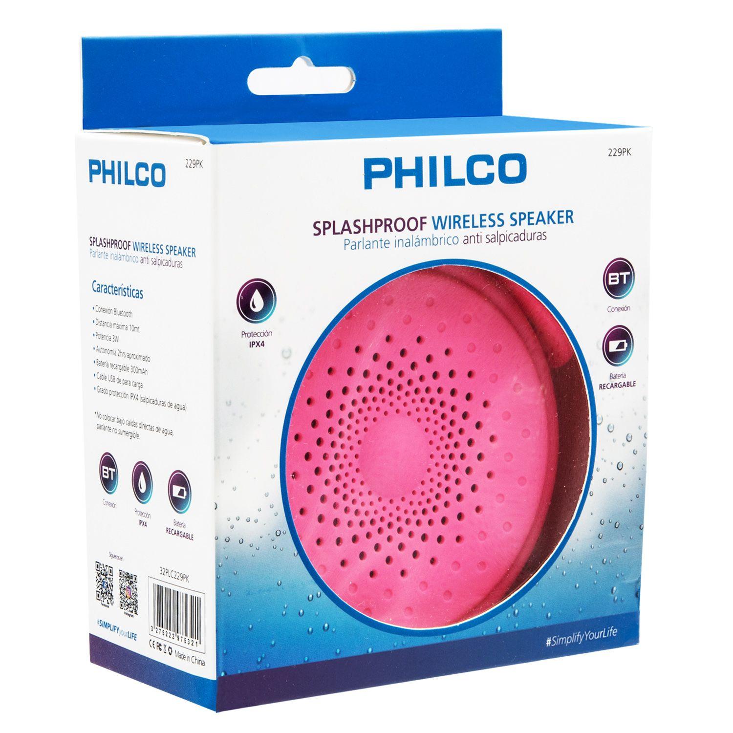 PARLANTE BT 229PK ROSADO PHILCO-0
