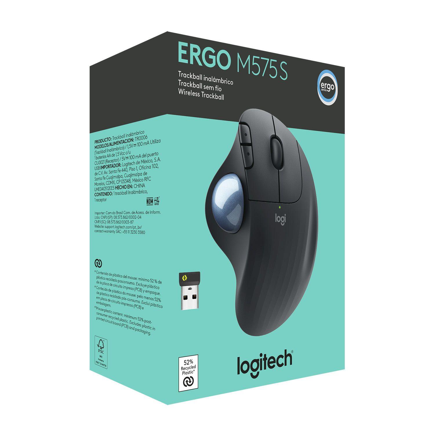 MOUSE TRACKBALL,ERGO M575 GRAFITO-5