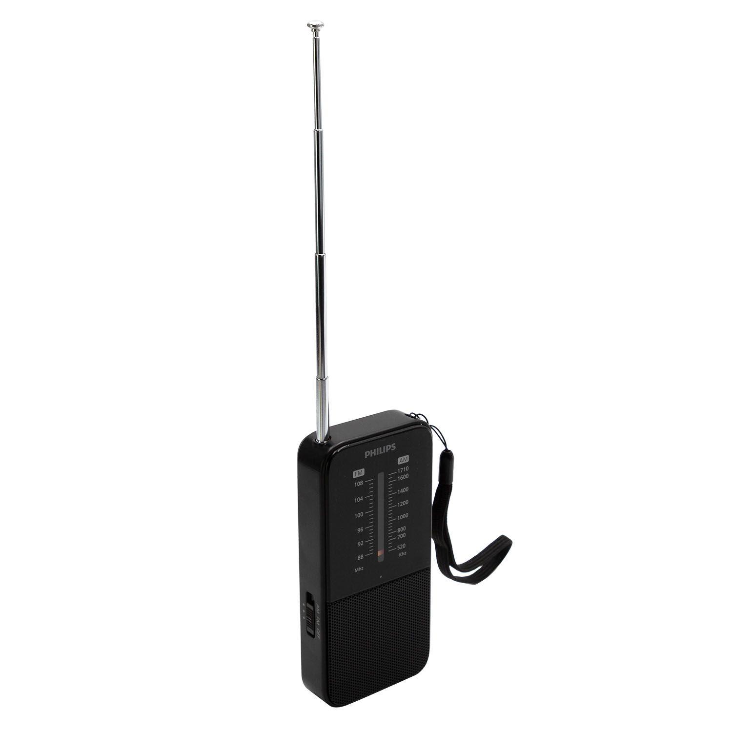 Radio Portátil Philips TAR1509 AM/FM con Pilas – Negro-5