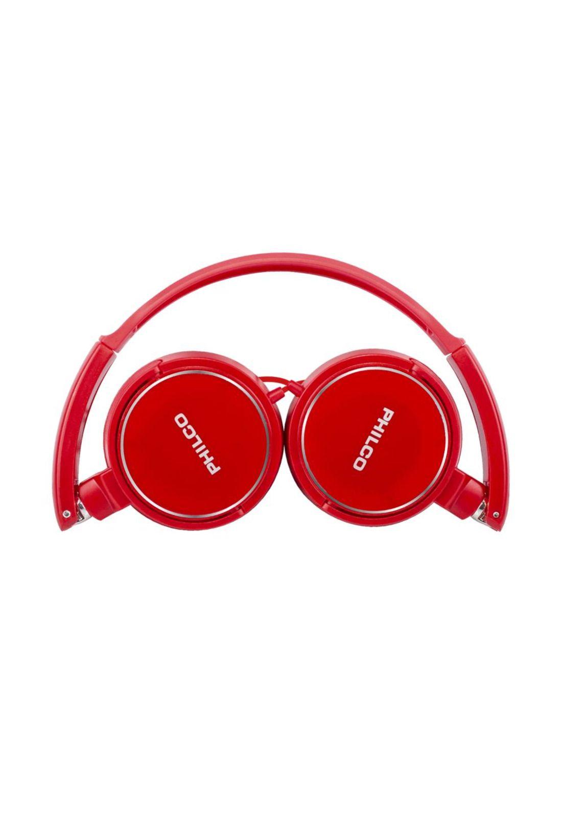 AUDIFONO CINTILLO PHILCO AUDIO ROJO-2